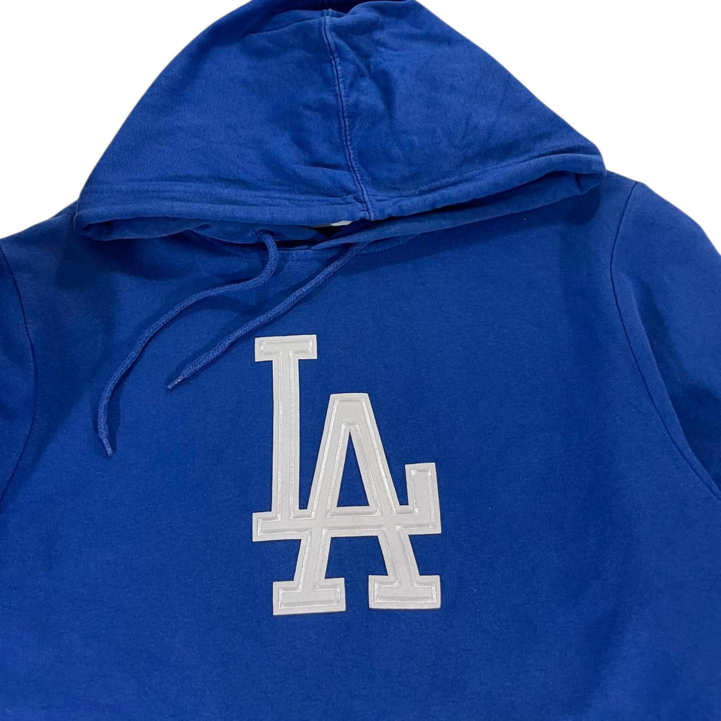 VINTAGE MAJESTIC ATHLETIC BLUE LOS ANGELES DODGERS HOODIE (M)