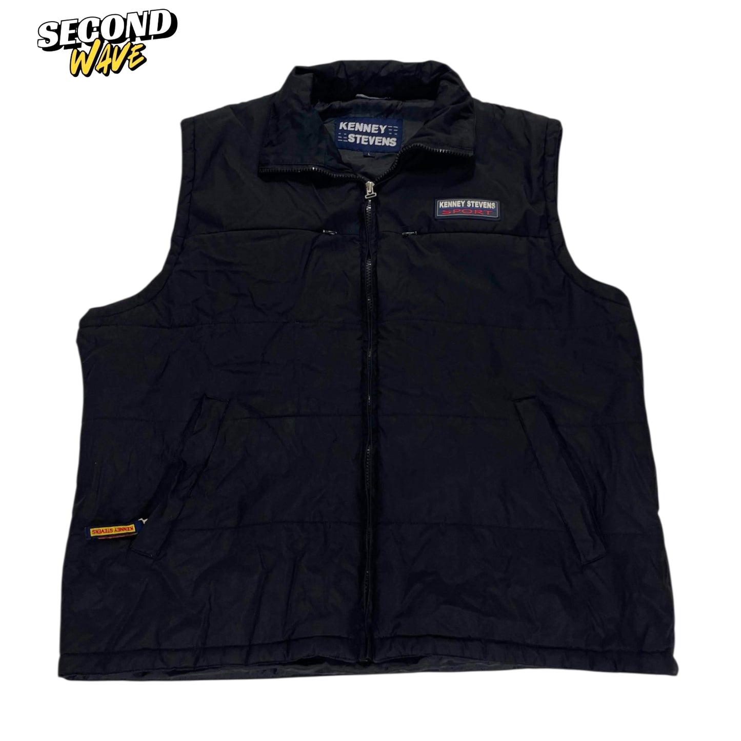 KENNY STEVENS BLACK VEST (L)