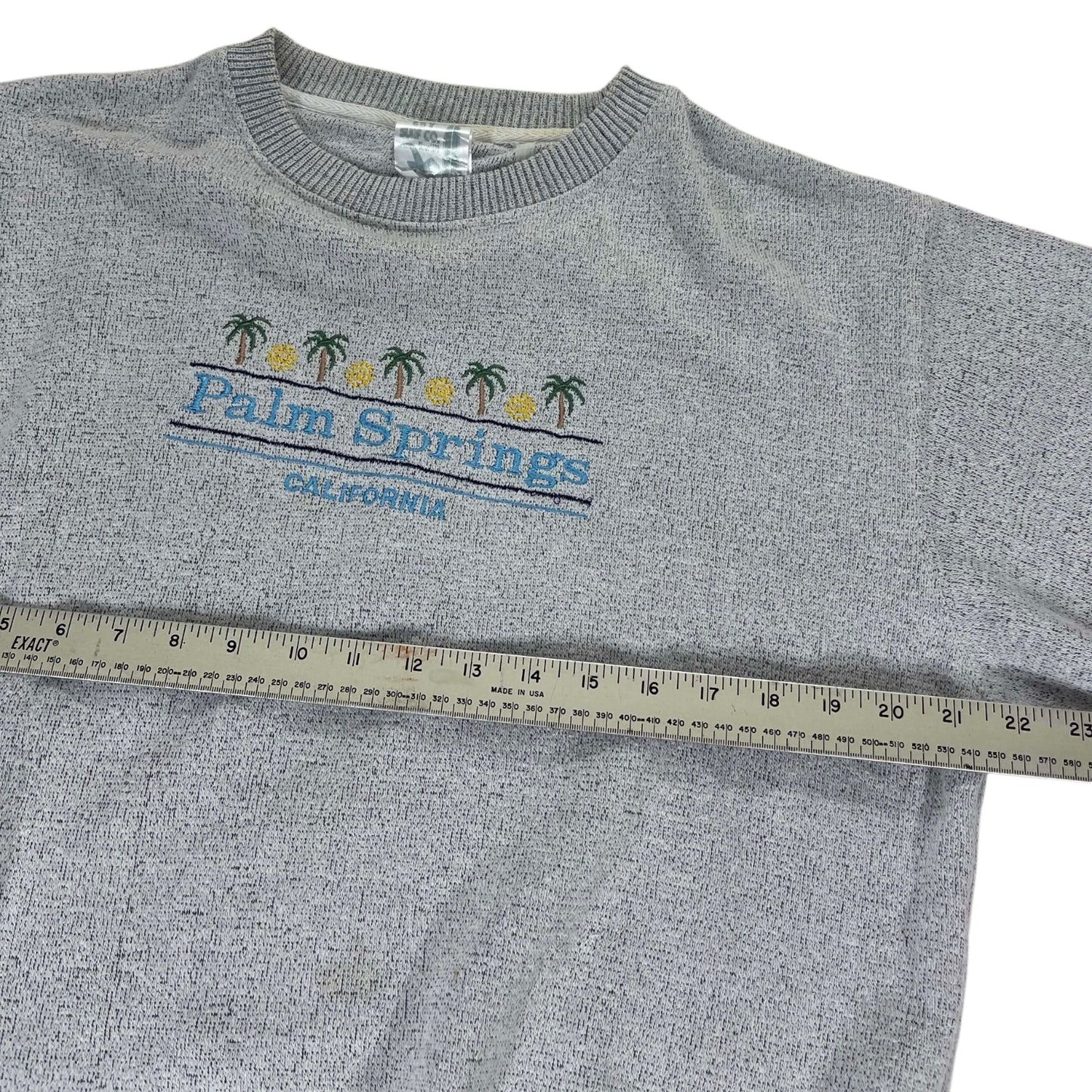 VINTAGE 90S PALM SPRINGS EMBROIDERED SWEATER (M)