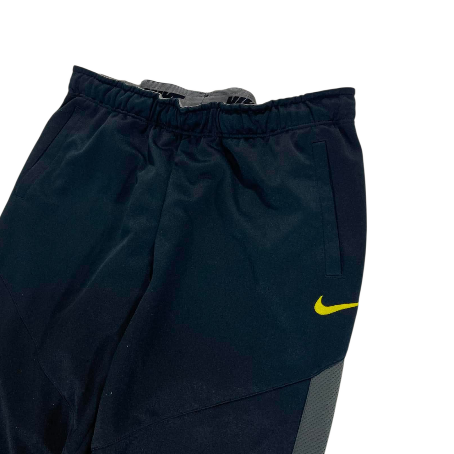 VINTAGE NEON HIT NIKE NAVY TRACK PANTS (L) '1