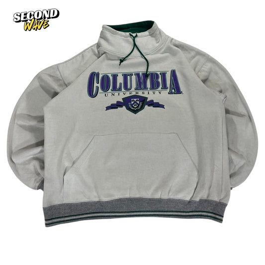 VINTAGE COLUMBIA UNIVERSITY GREY TURTLE NECK CREWNECK (L)