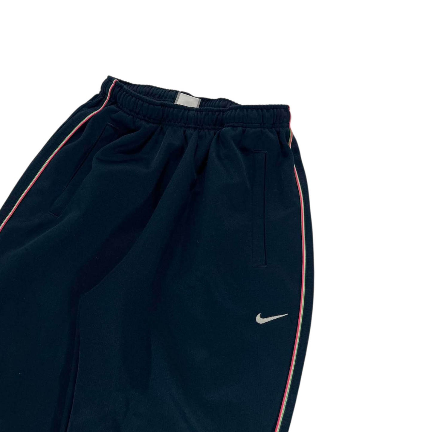 Y2K NIKE WITH SIDE HIT COLOUR TRACK PANTS (M) ⁶