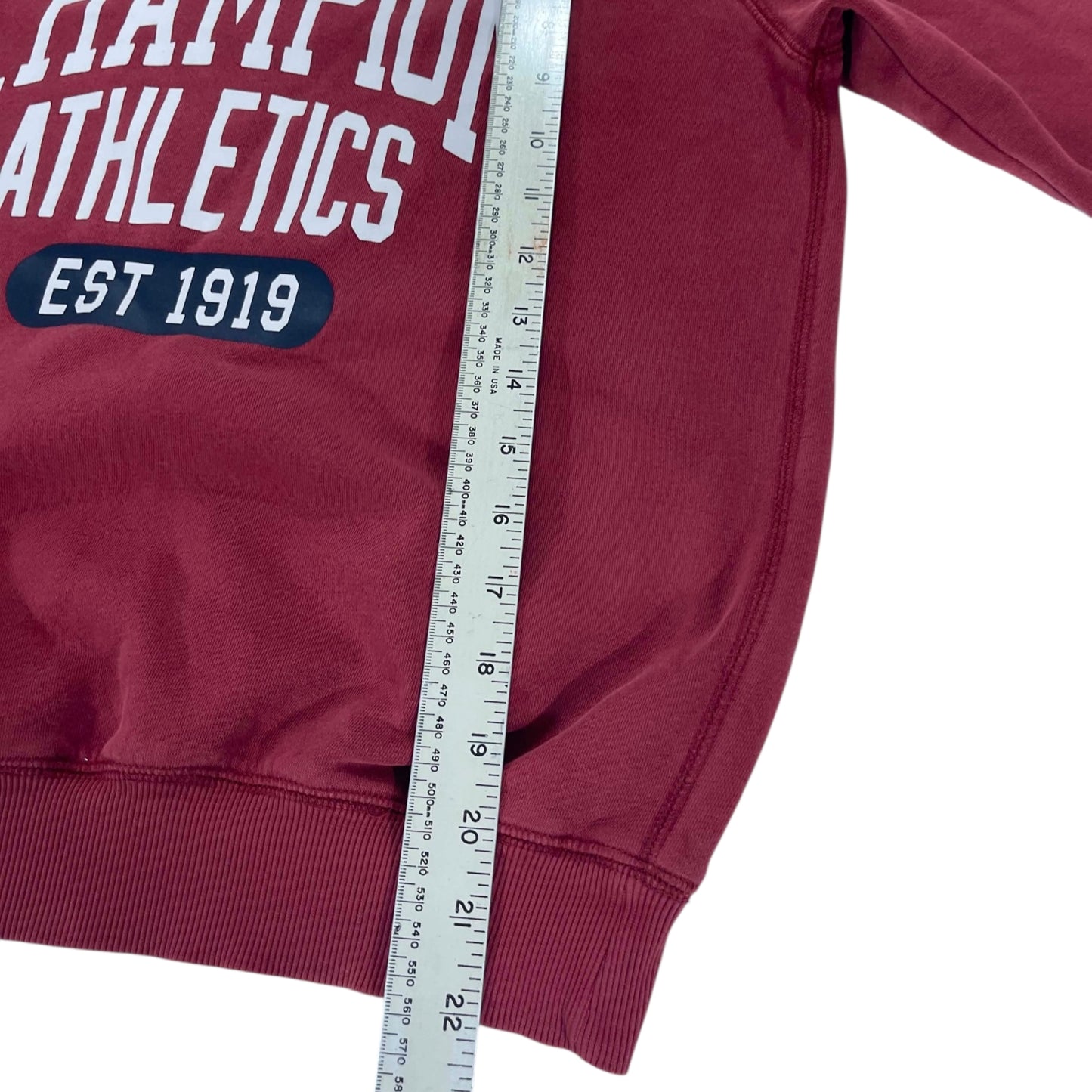 CHAMPION RED CREWNECK (Junior 12 YEARS)