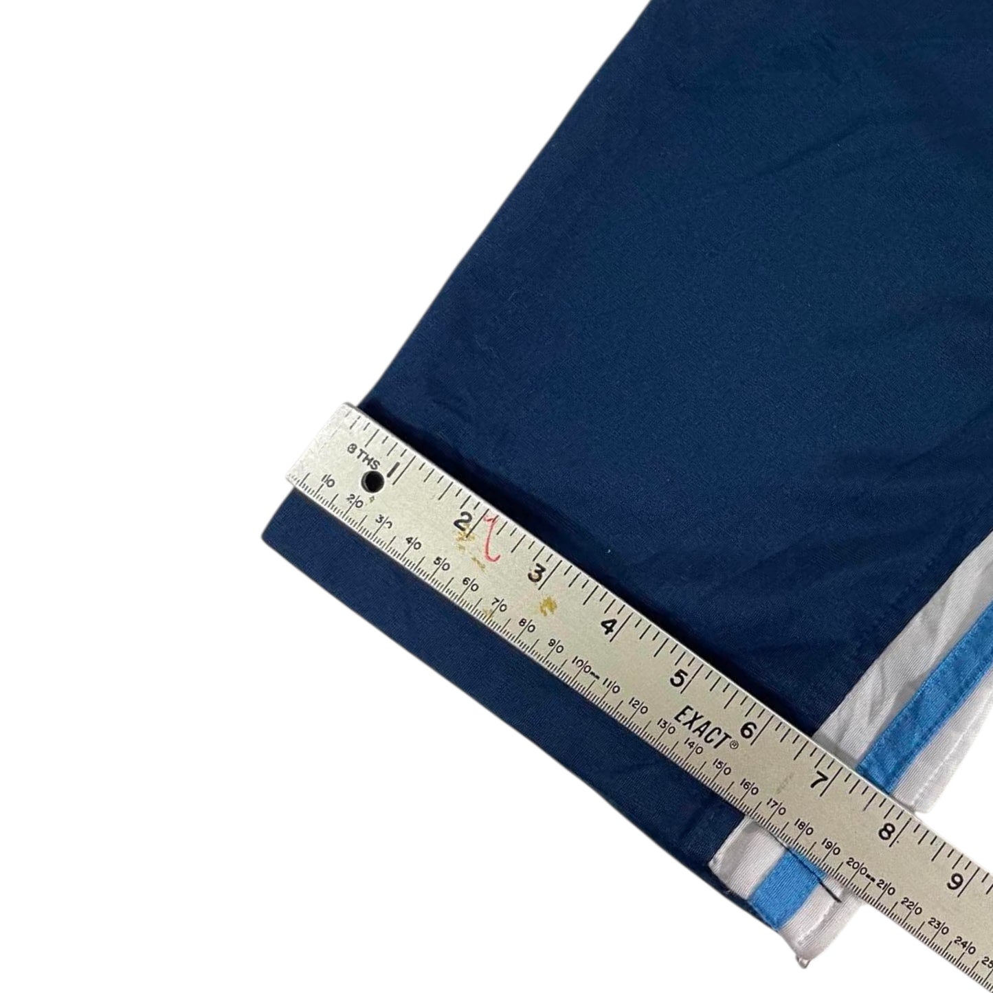 VINTAGE NIKE NAVY BLUE TRACK PANTS  (XL)