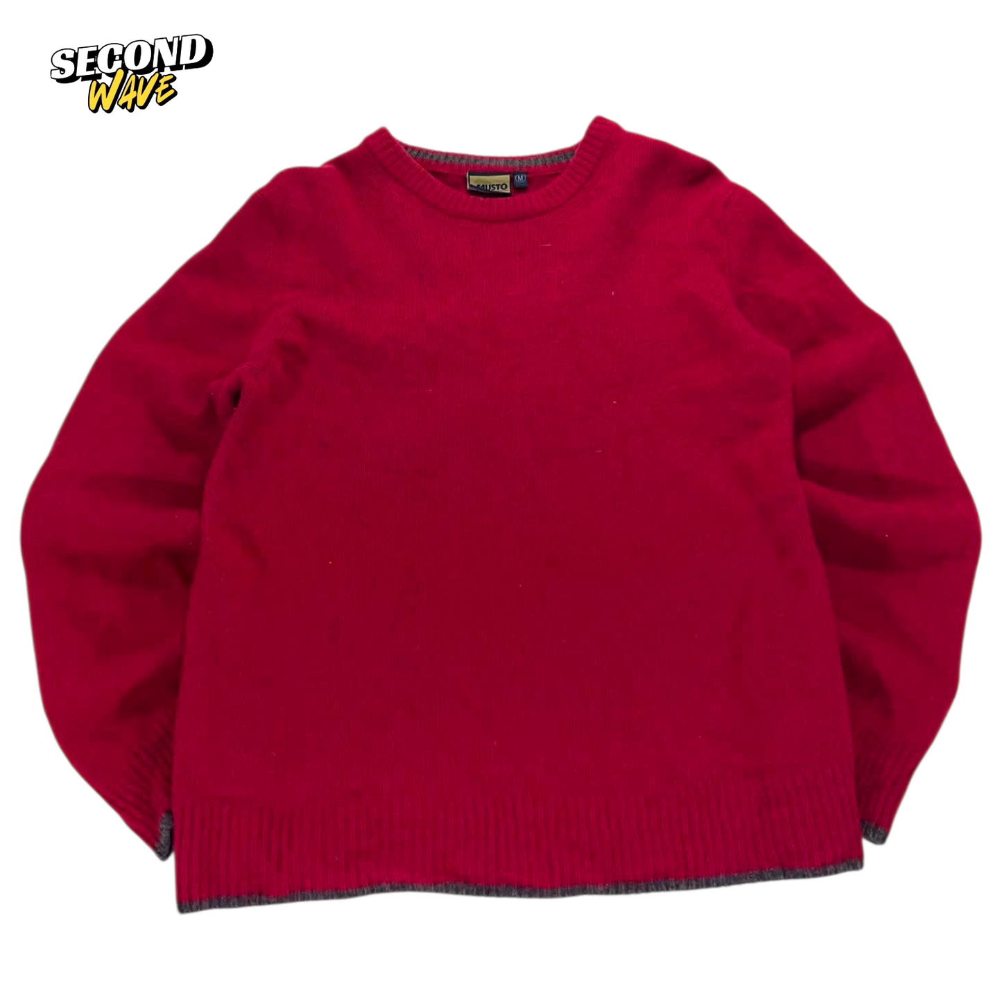 MUSTO RED SWEATER (M)