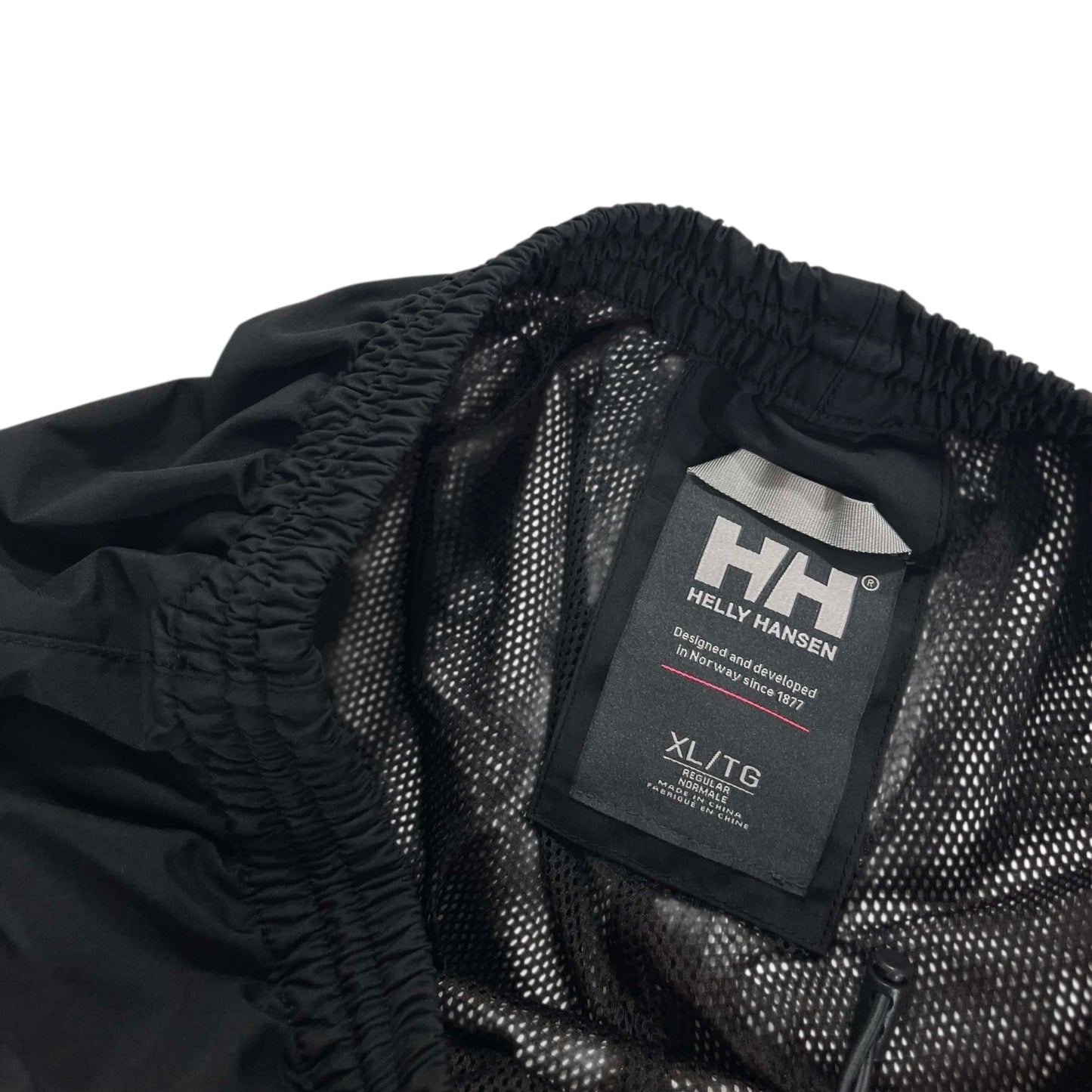 HELLY HANSEN BLACK TRACK PANTS (M)