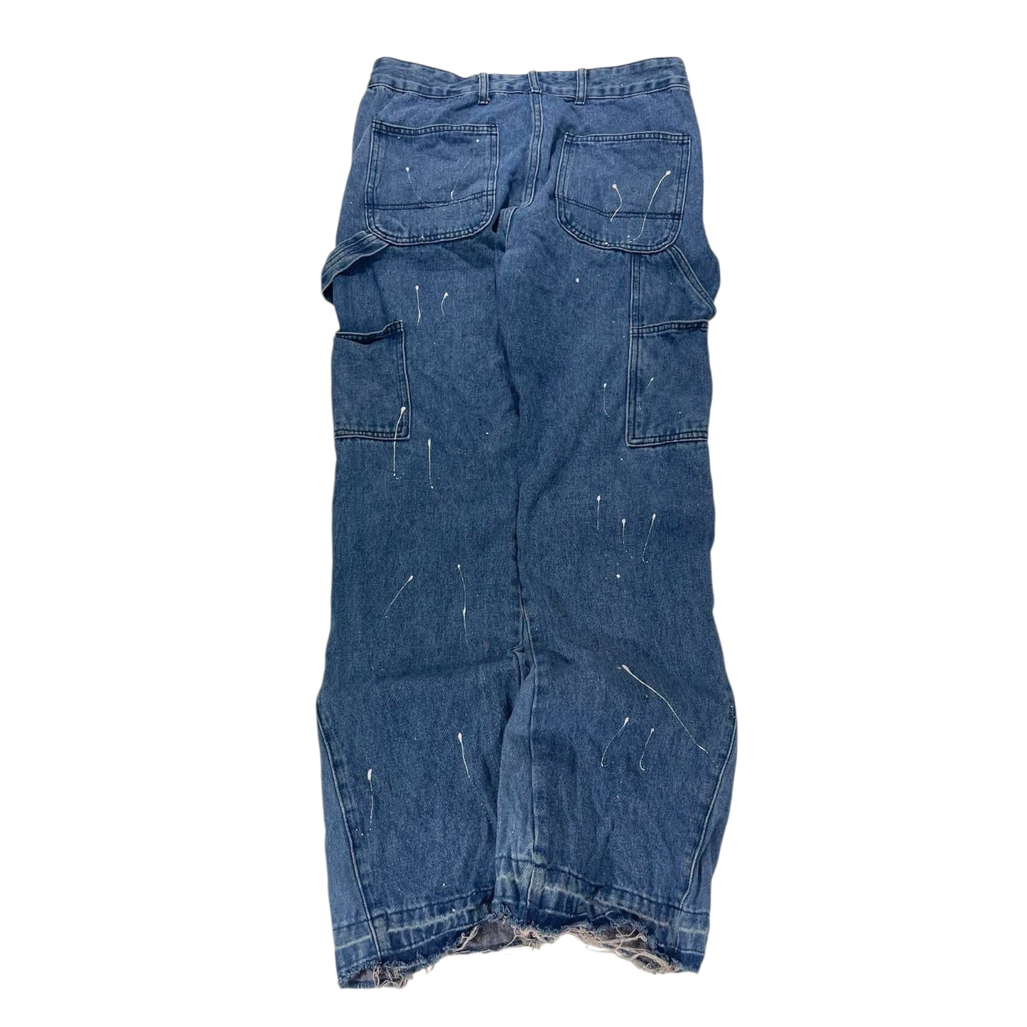 VINTAGE PAINT SPLATTER DENIM JEANS (32)