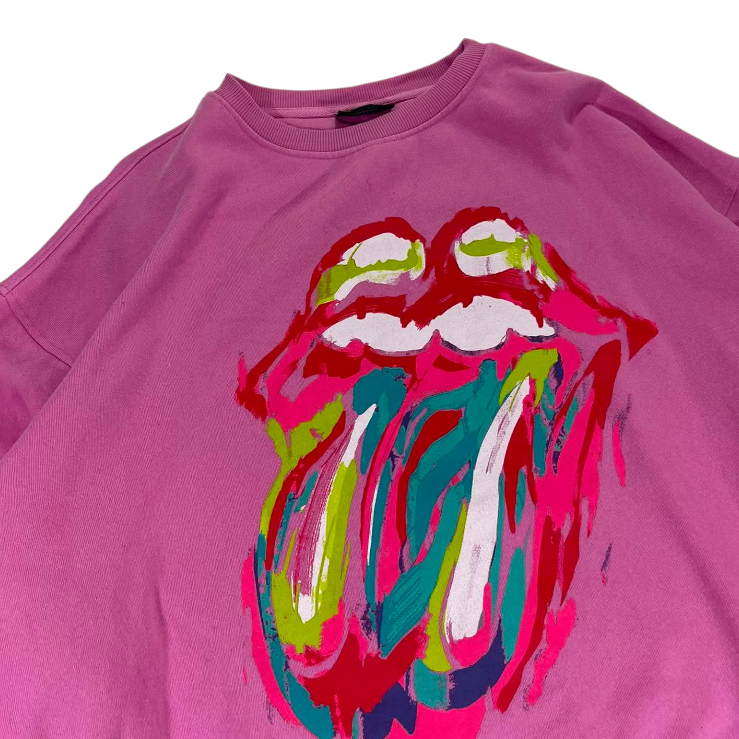ROLLING STONES PINK CREWNECK (XXL)