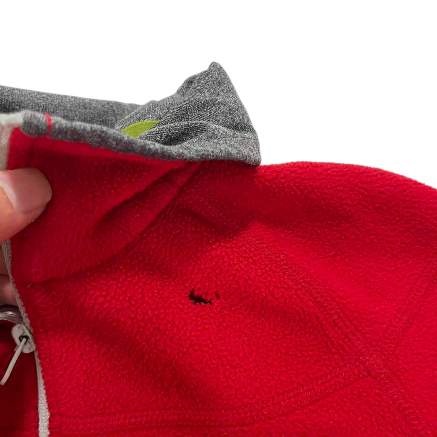 KATHMANDU RED FLEECE QUARTER ZIP SWEATSHIRT (6)