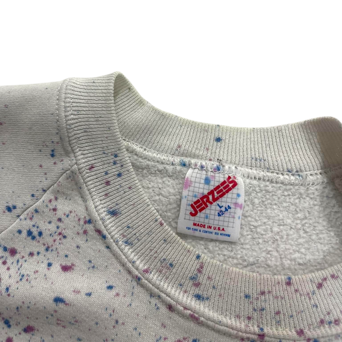 90S WORCESTER WHITE CREWNECK (L)