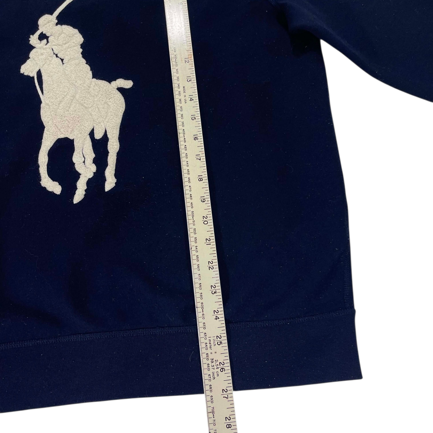 BIG PONY POLO RALPH LAUREN NAVY BLUE CREWNECK (L)