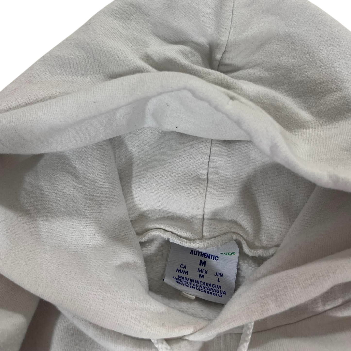 VINTAGE CHAMPION COLORADO STATE UNIVERSITY WHITE HOODIE (M)