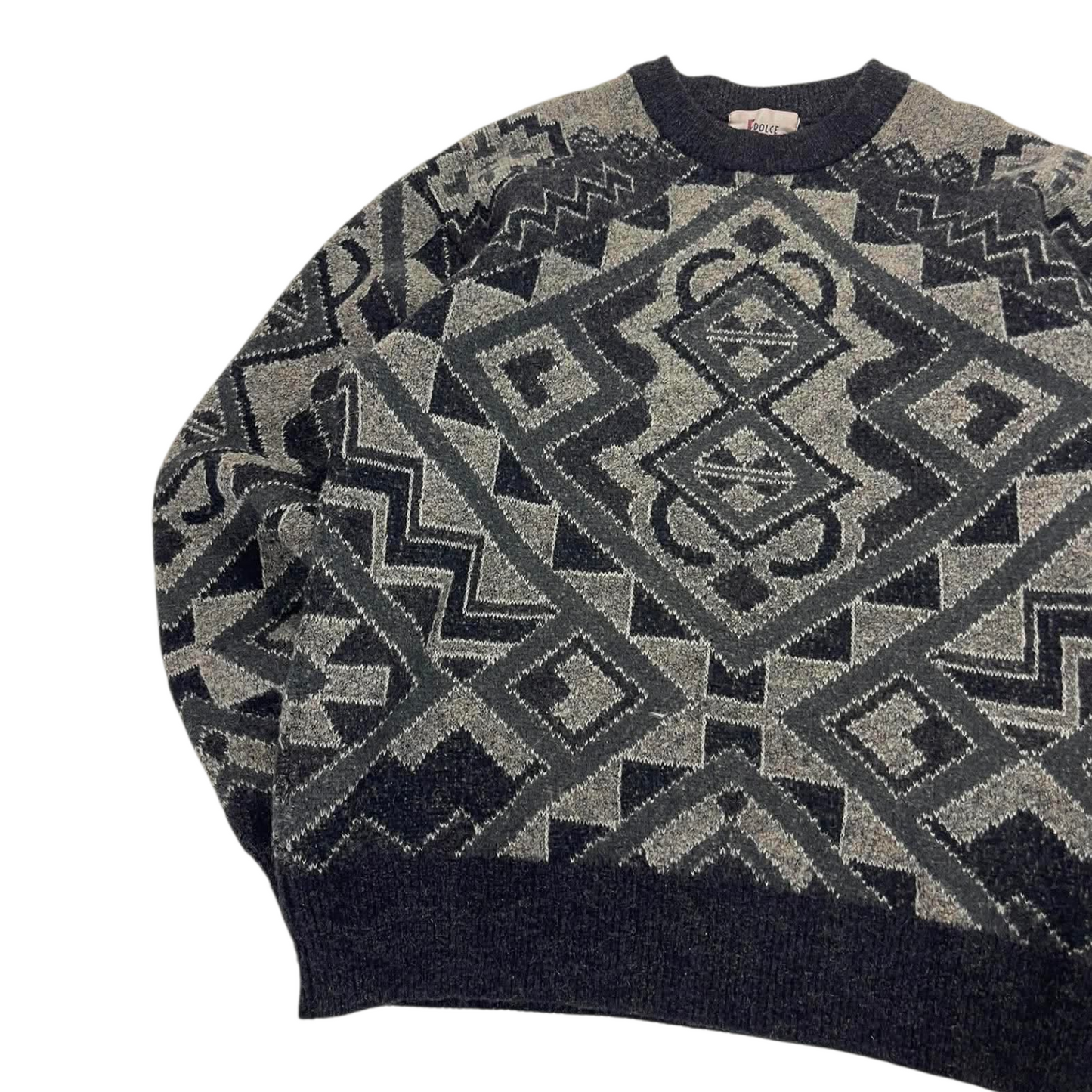 DOLCE PATTERNED SWEATER (S)