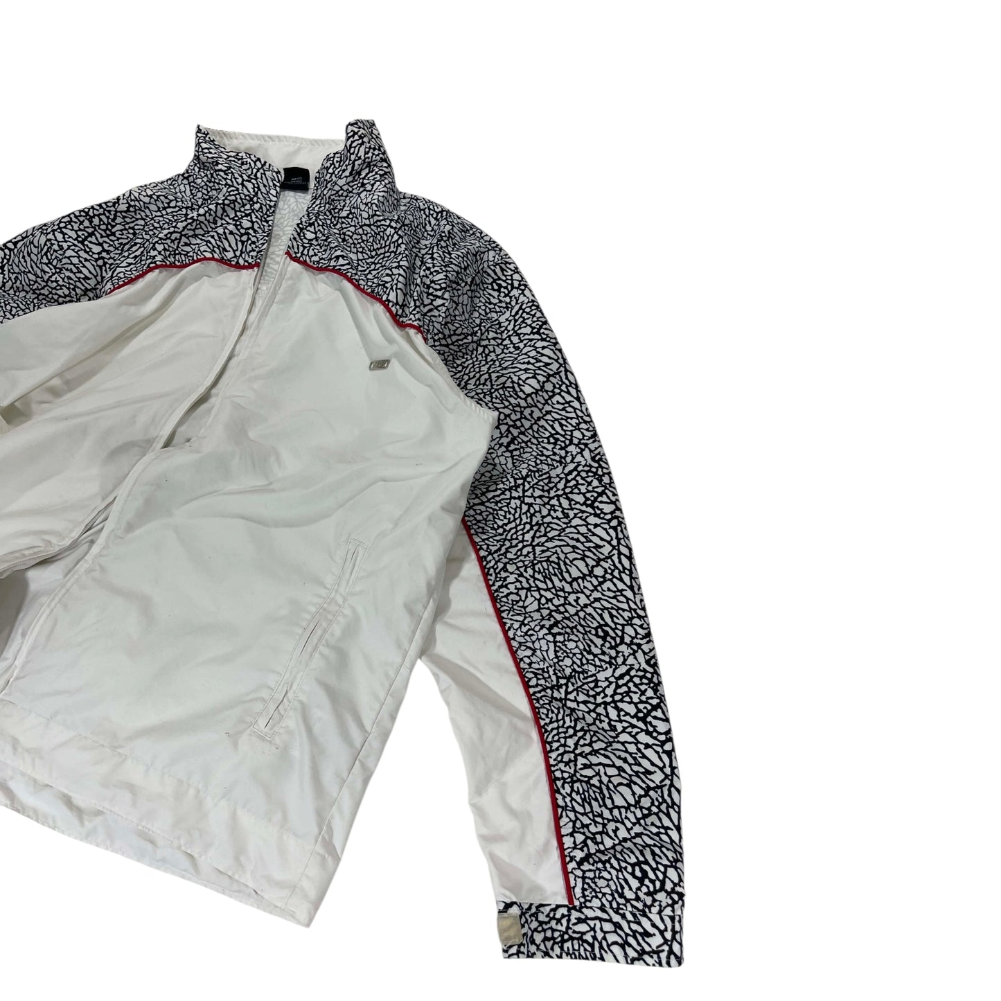 JORDAN WHITE & BLACK CEMENT WINDBREAKER (XL)