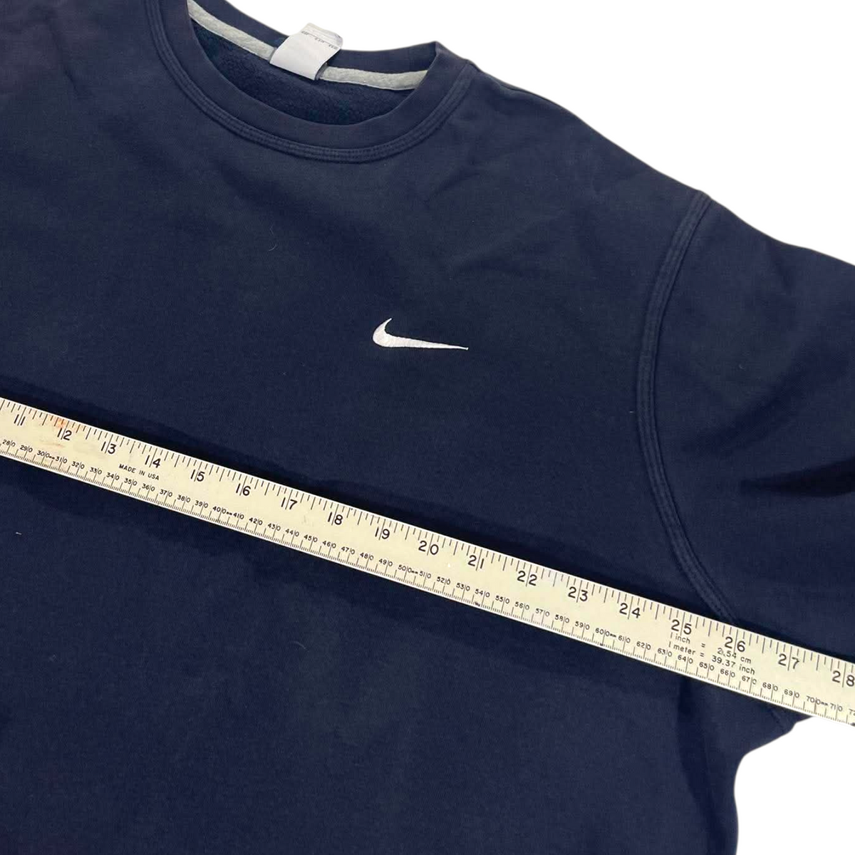 NIKE NAVY BLUE CREWNECK (BEST FIT L - XL)