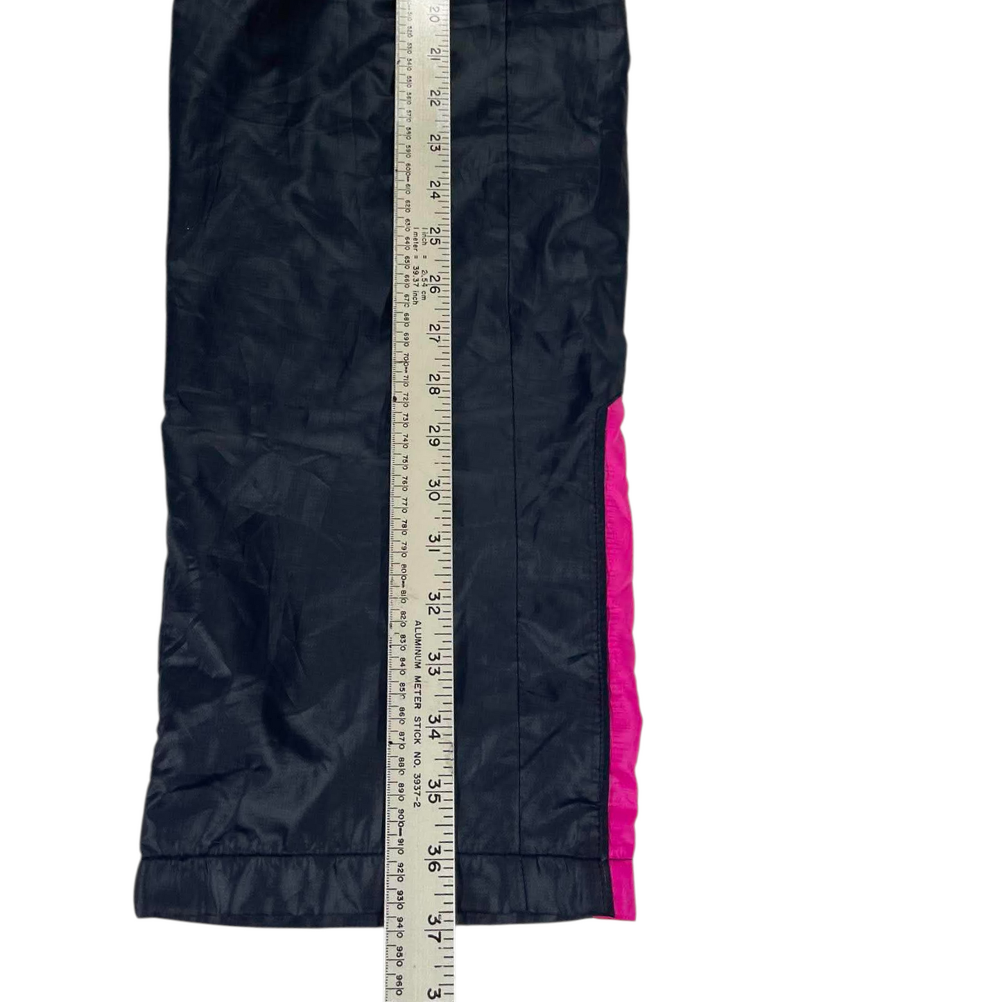 Y2K NIKE BLACK/PINK TRACK PANTS (S-M) ¹²