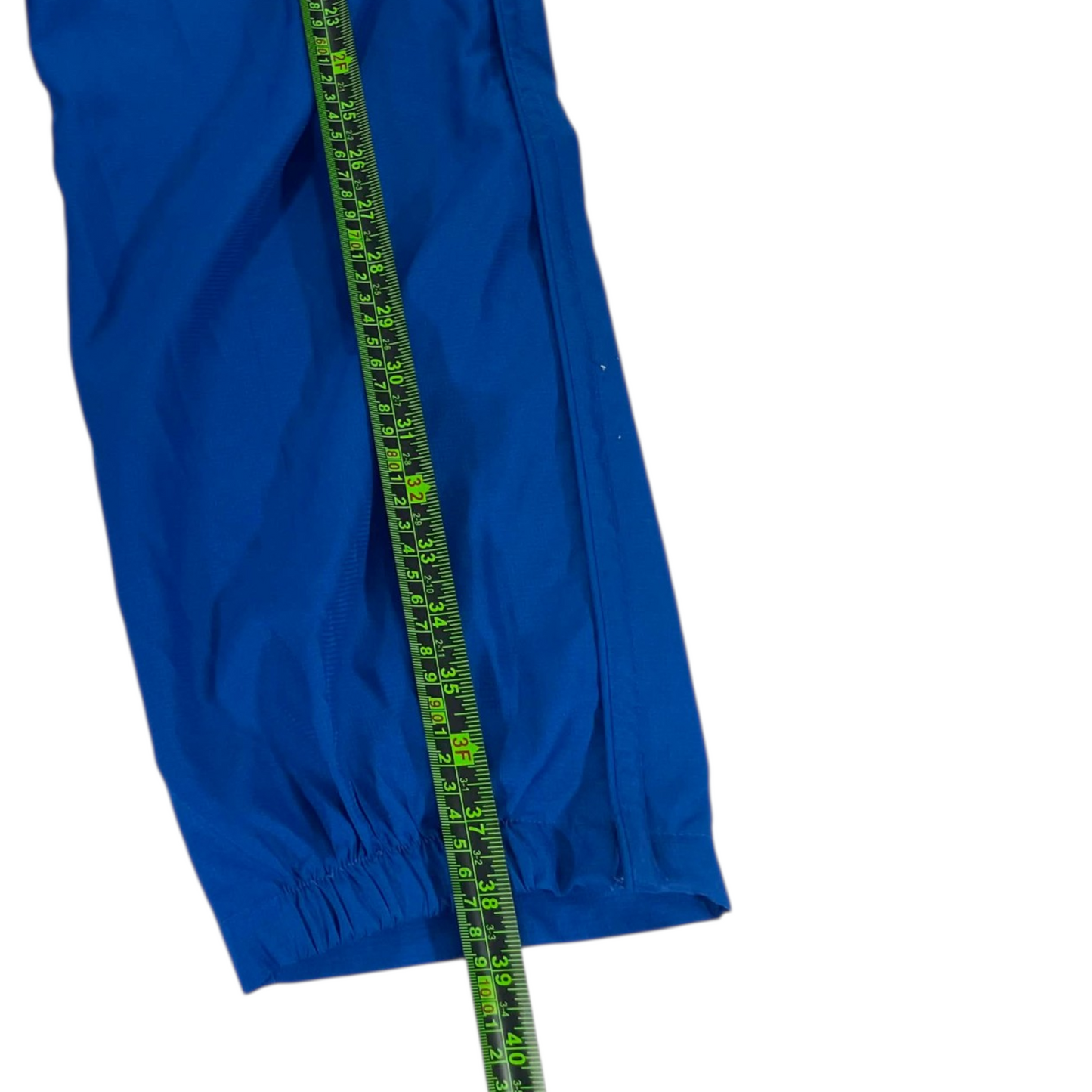 BIZ COLLECTION BLUE POLYESTER TRACK PANTS (M)