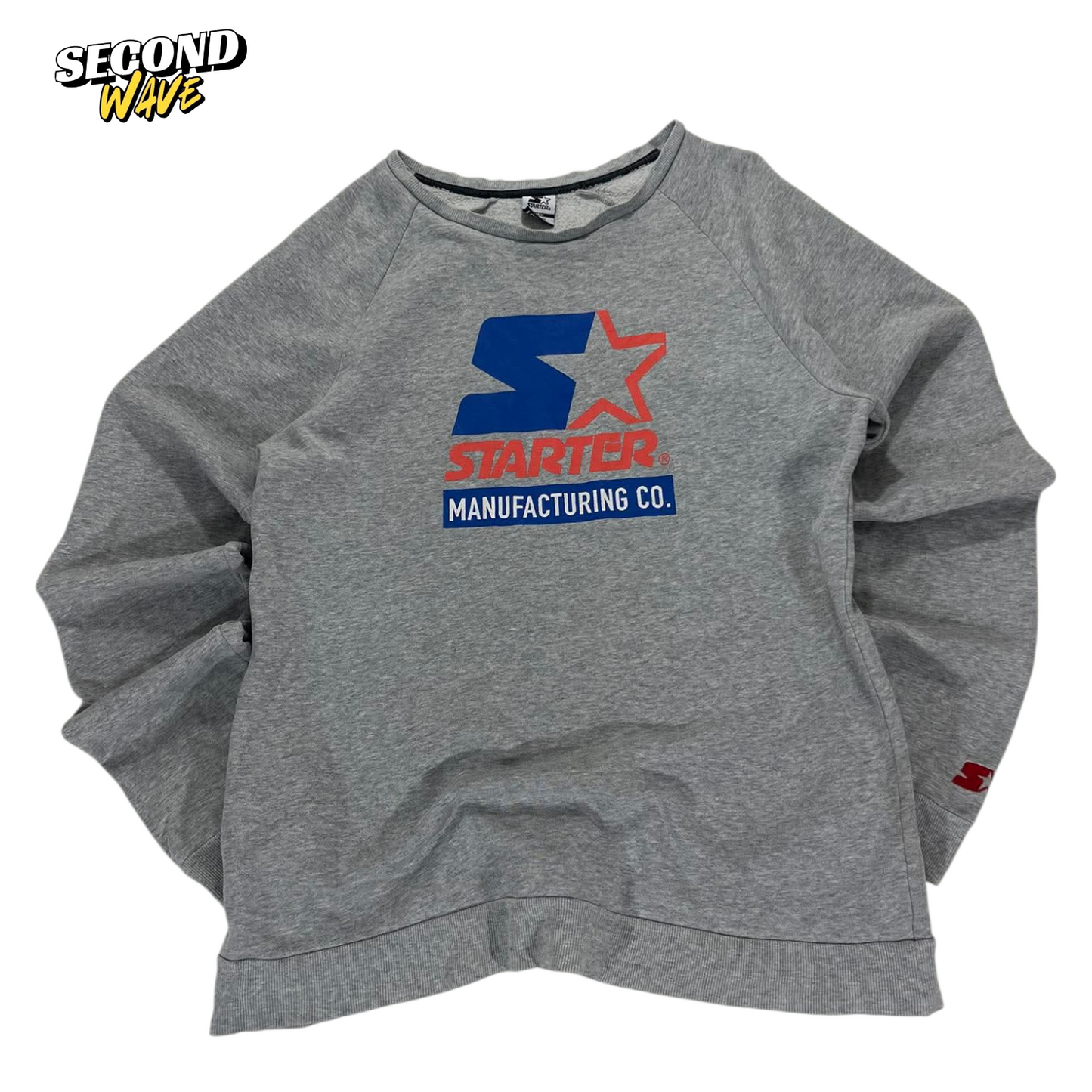 VINTAGE STARTER GREY CREWNECK SWEATSHIRT (M)