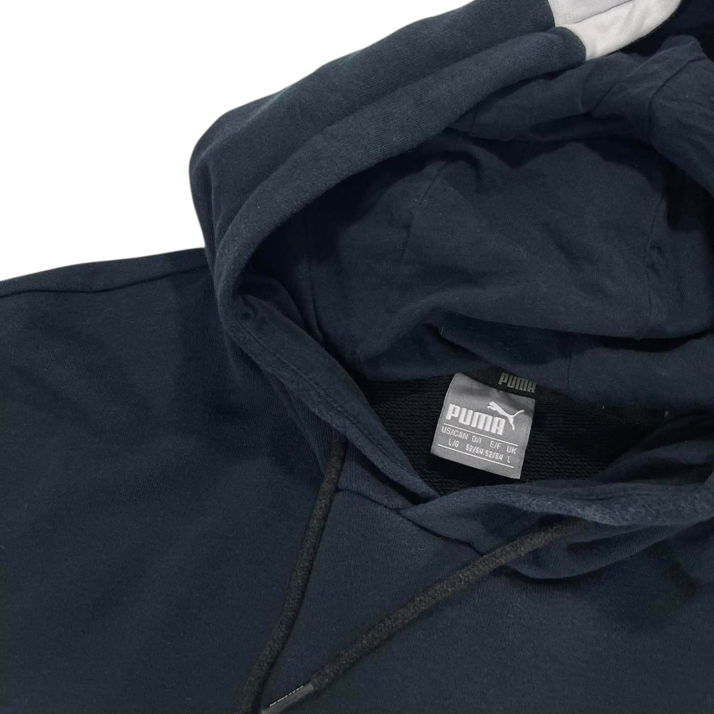 PUMA HOODIE WITH WHITE ACCENTS (L)