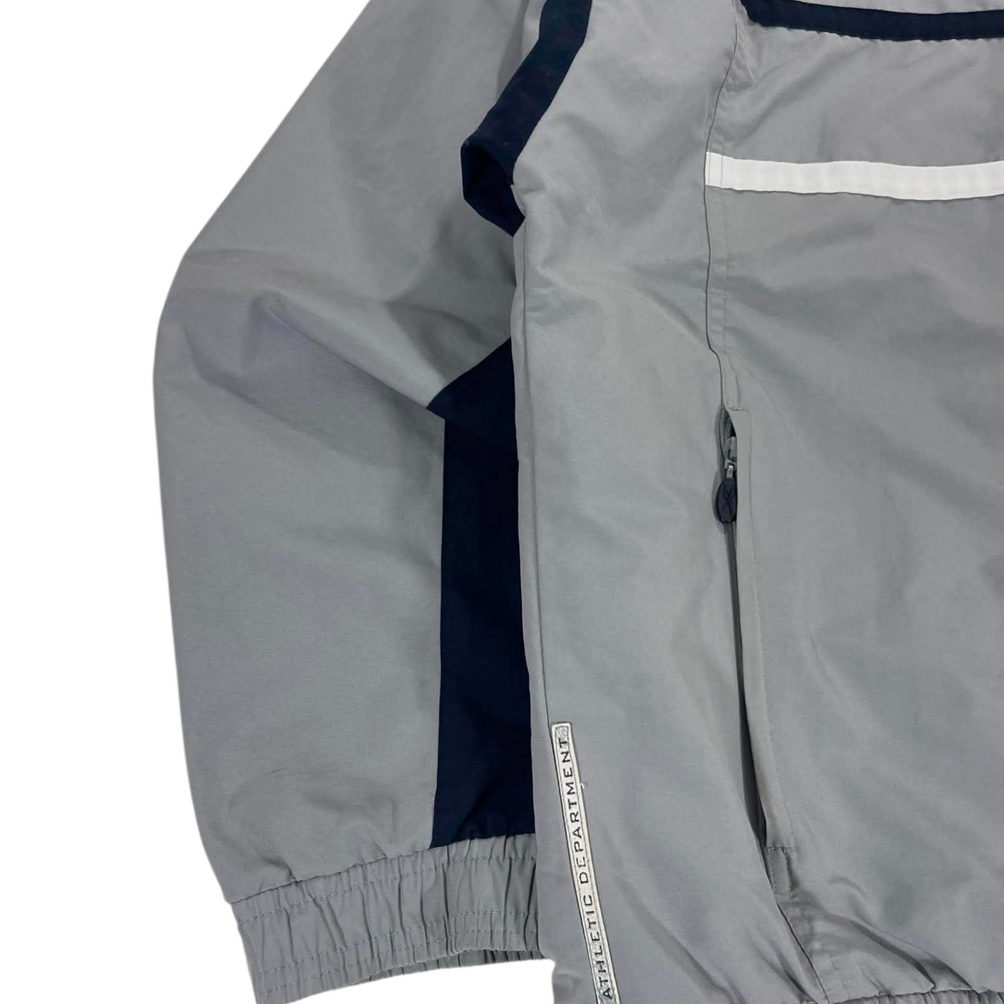 VINTAGE REEBOK GREY WINDBREAKER JACKET (S)