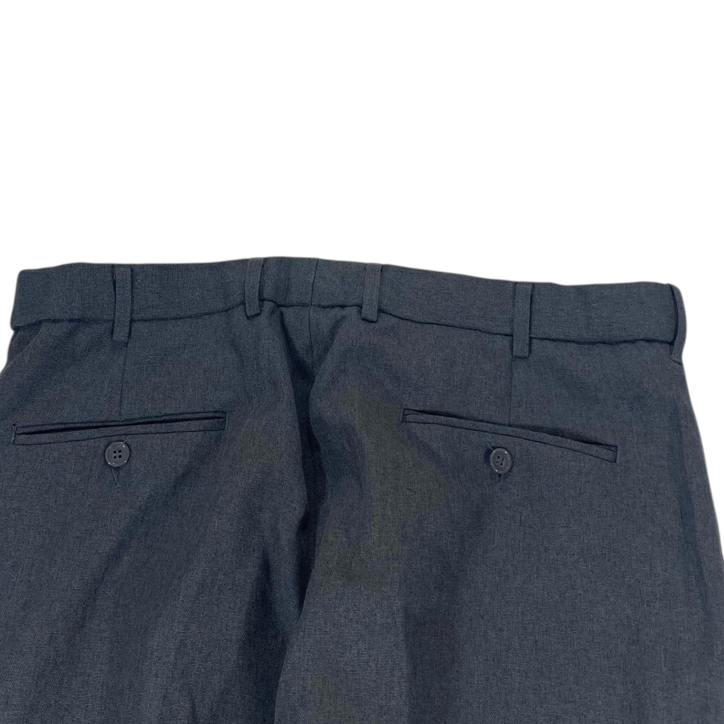 VINTAGE FARAH GRAY FLARED PANTS (34") ORANGE TAG