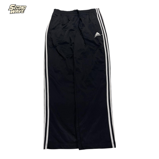 ADIDAS BLACK BUTTON TRACK PANTS⁴ (L)