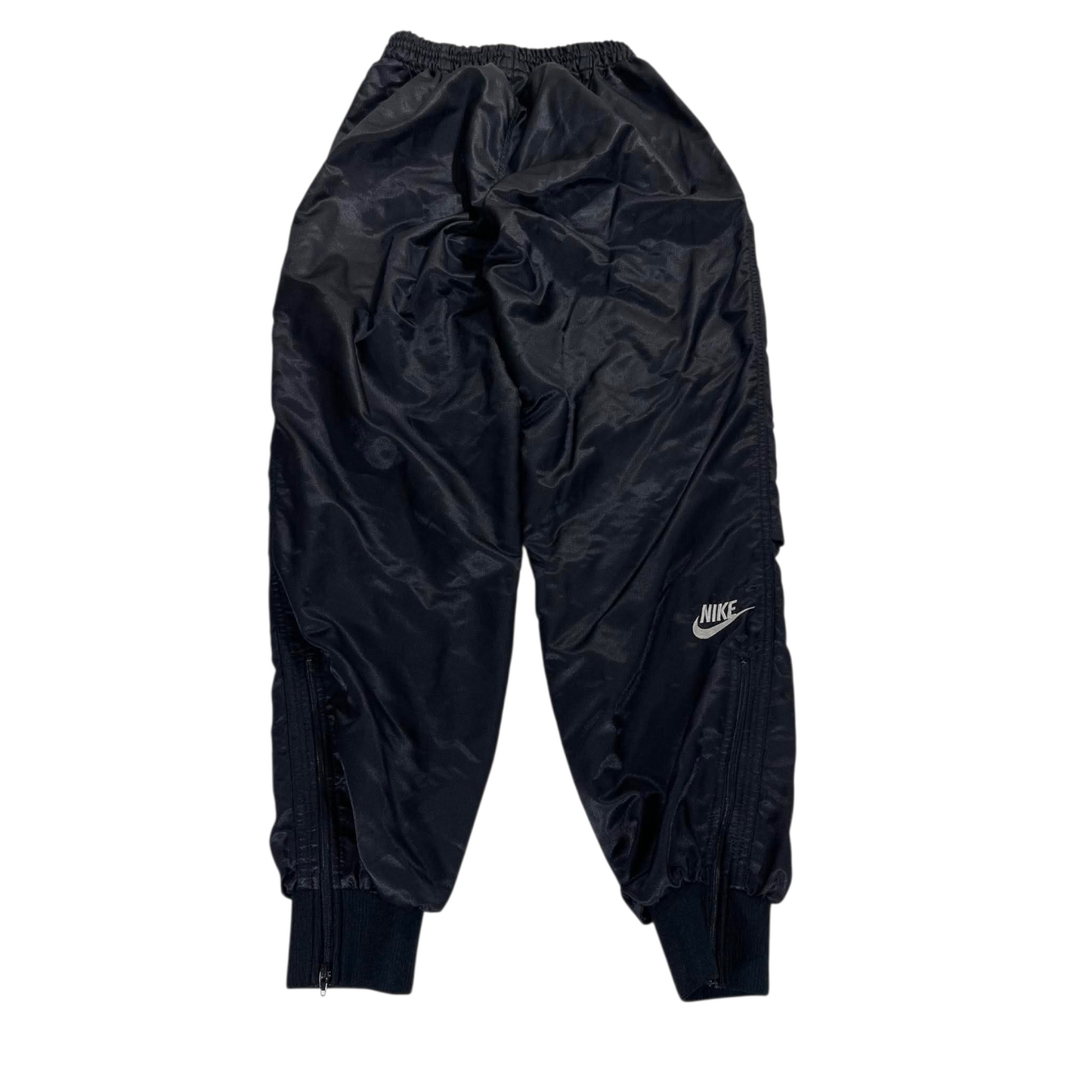 VINTAGE NIKE BLACK NYLON TRACK PANTS (M) ¹⁵