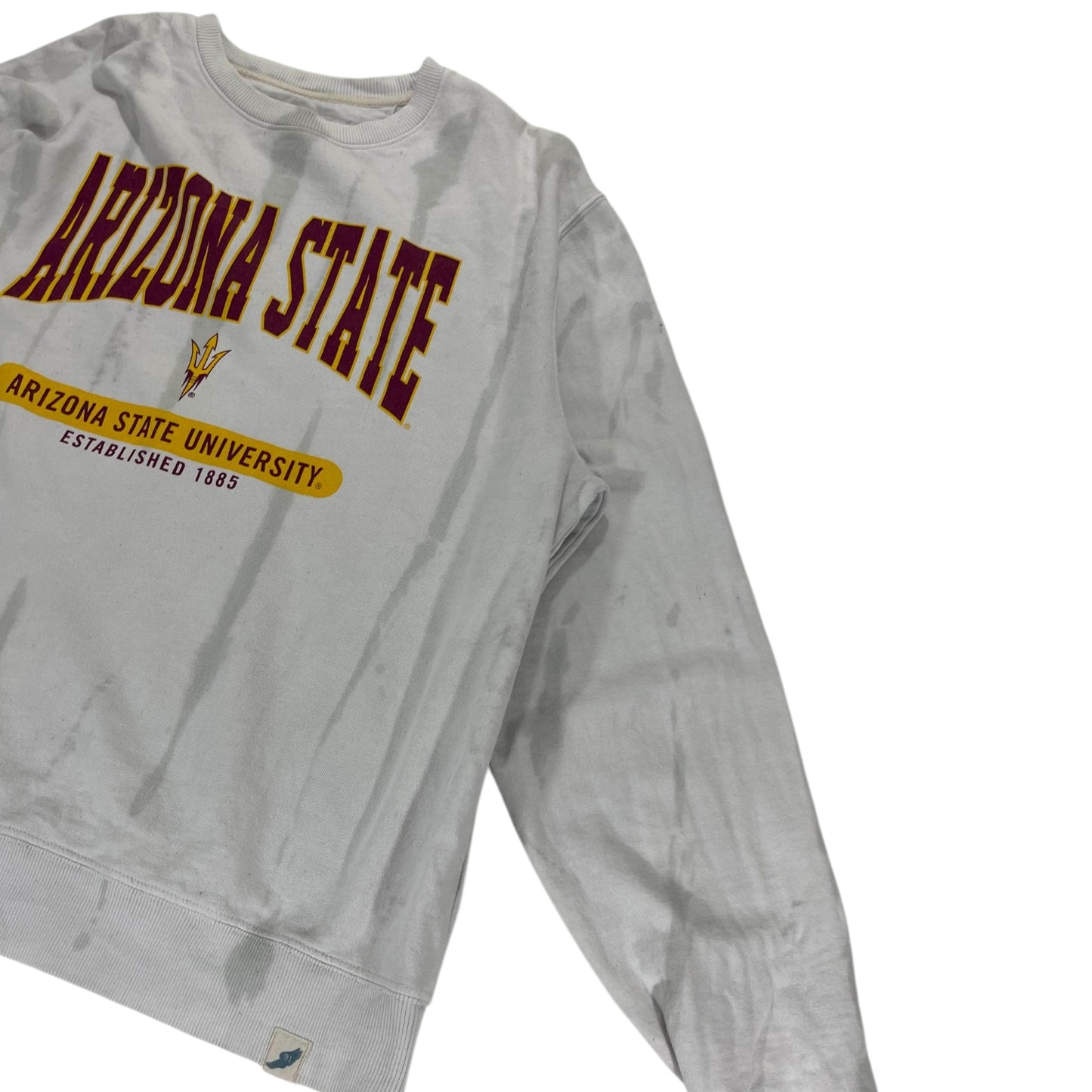 VINTAGE TRASHED VIBES ARIZONA STATE UNIVERSITY CREWNECK (XL)