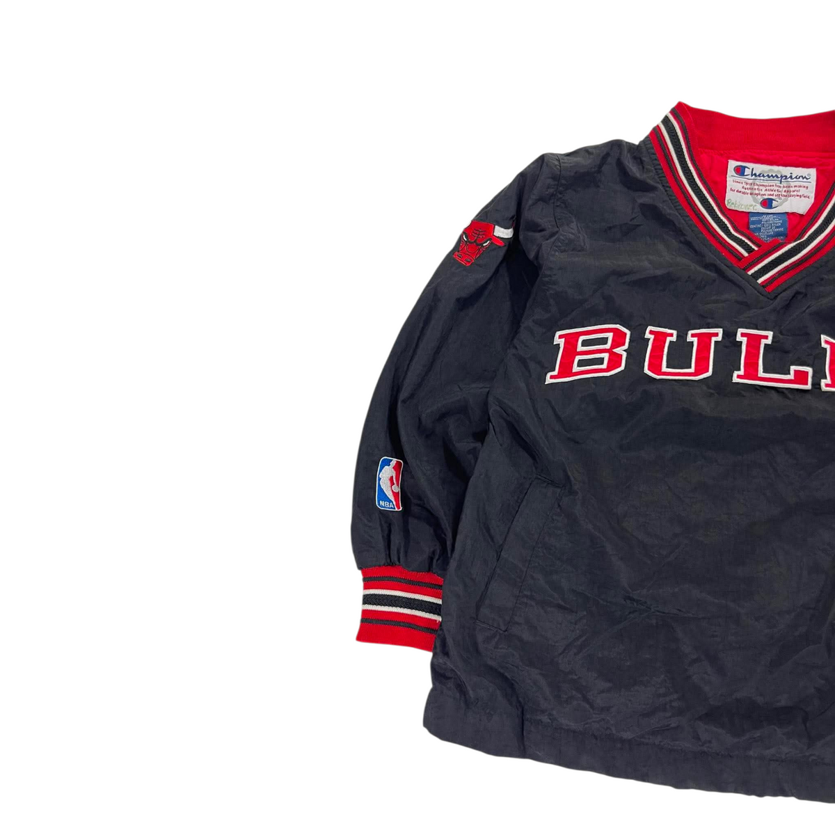 VINTAGE CHAMPION CHICAGO BULLS PULLOVER (BEST FIT SMALL)