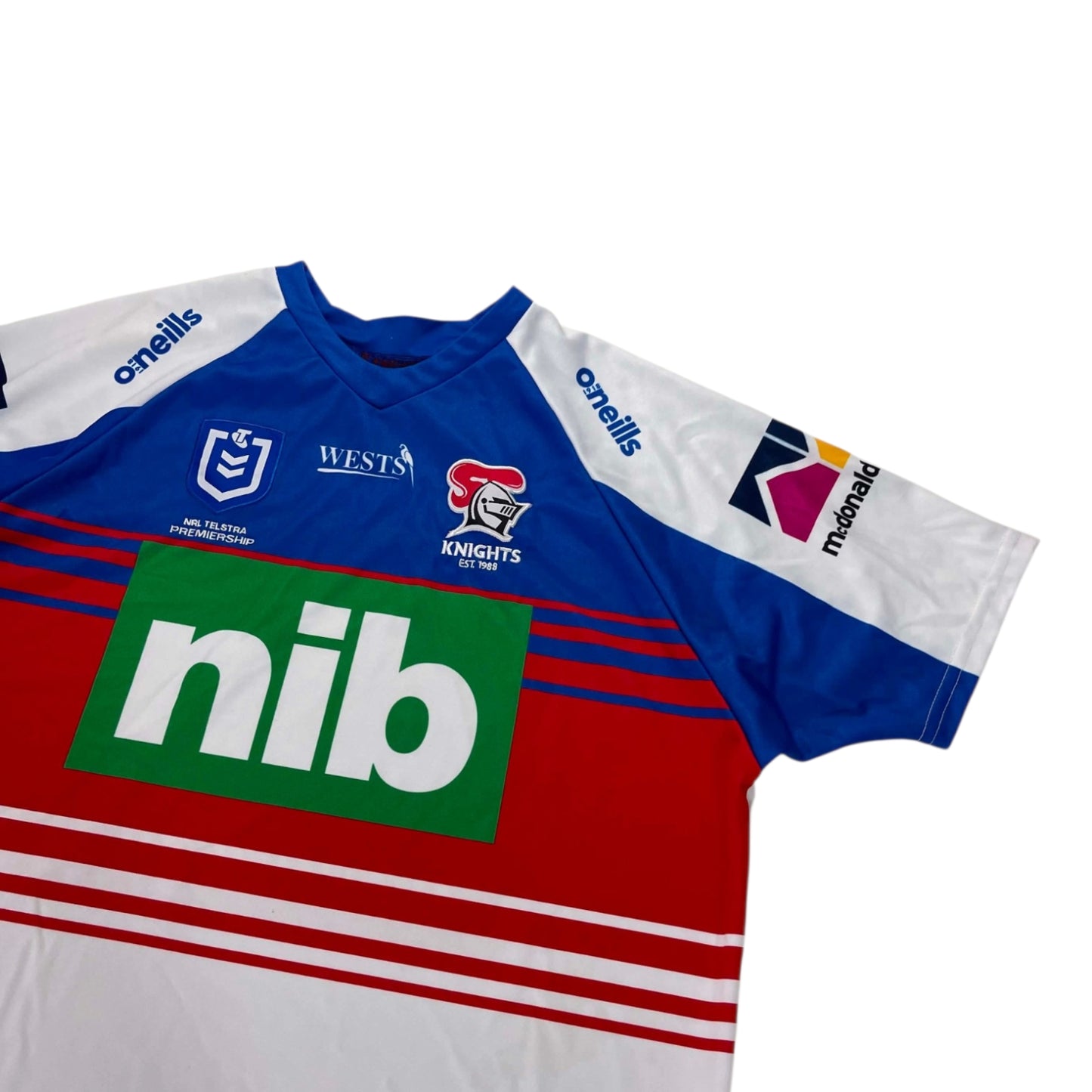 NRL NEWCASTLE KNIGHTS HOME JERSEY (L)