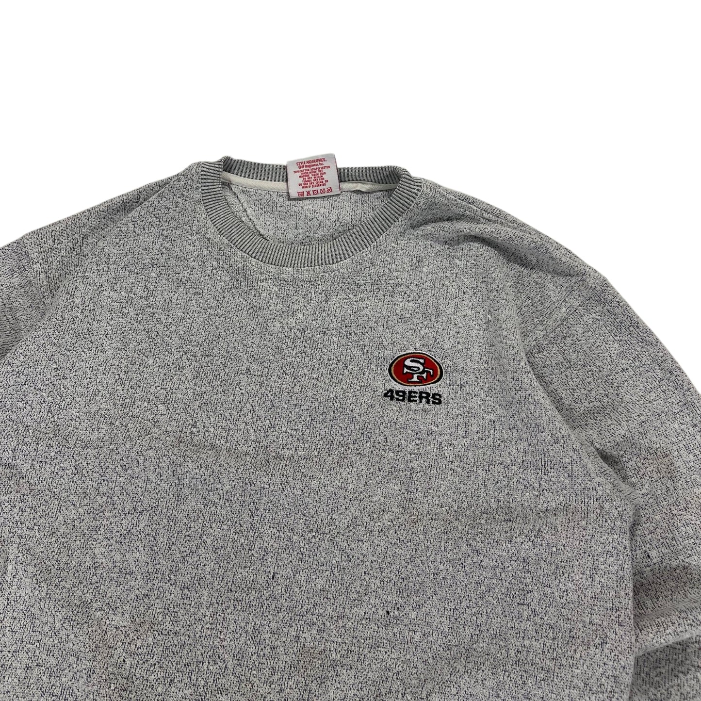 90S NFL 49ERS GRAY CREWNECK (L)