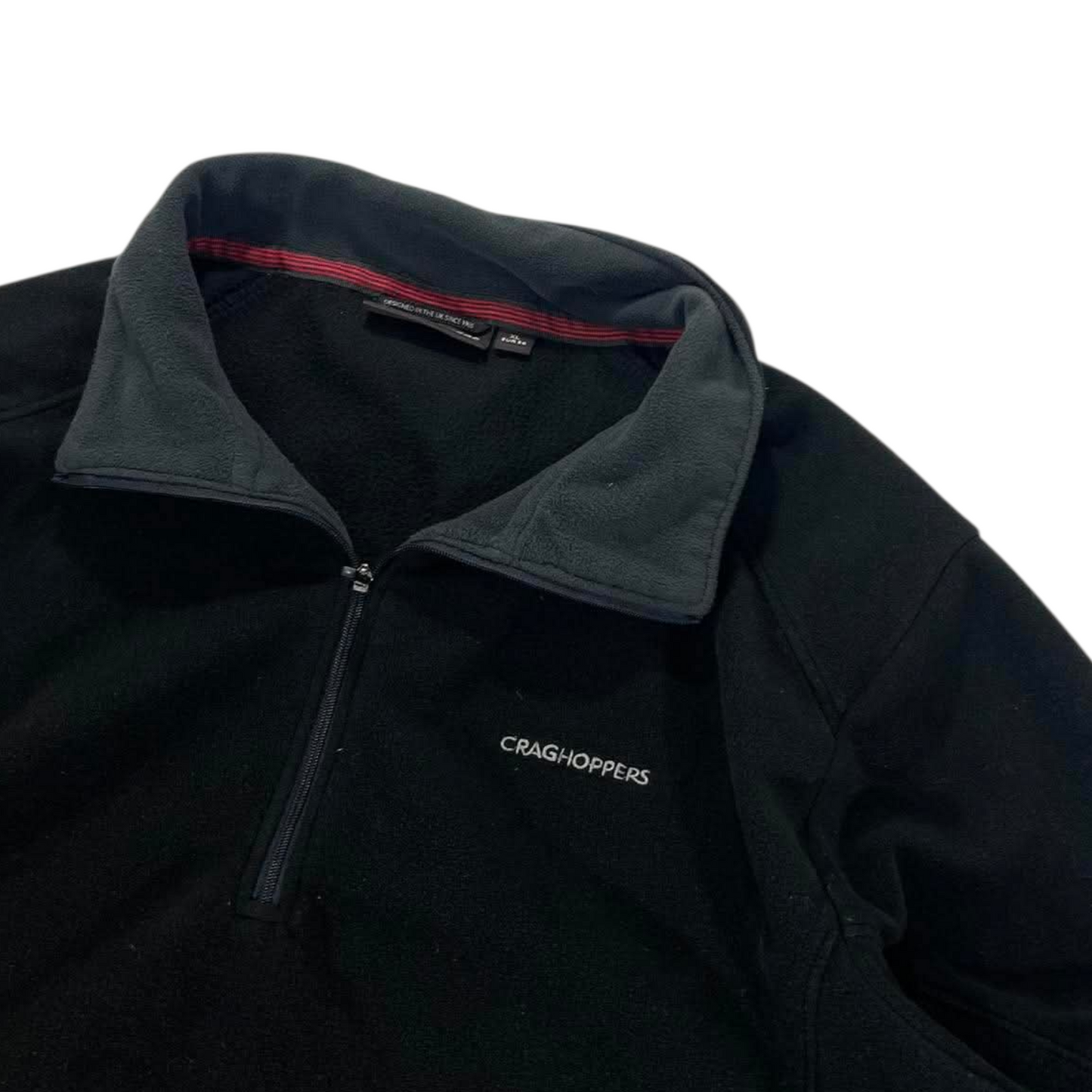 CRAGHOPPERS BLACK FLEECE QUARTER ZIP (XL)