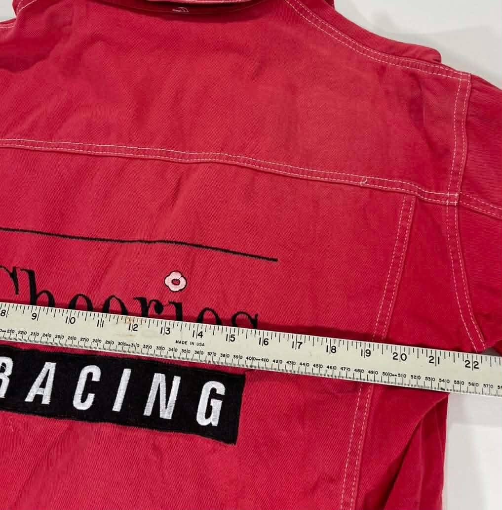 RED DENIM VINTAGE CHEERIOS RACING JACKET (M)