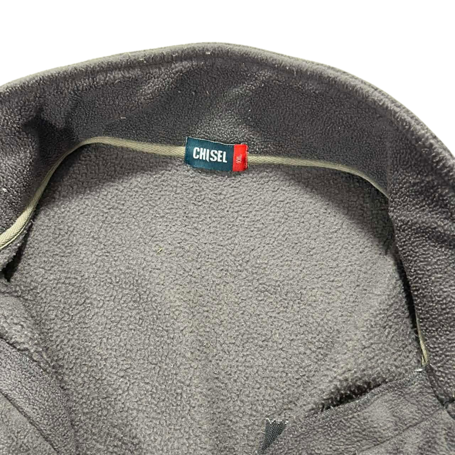 GREY CHISEL FLEECE VEST (L)