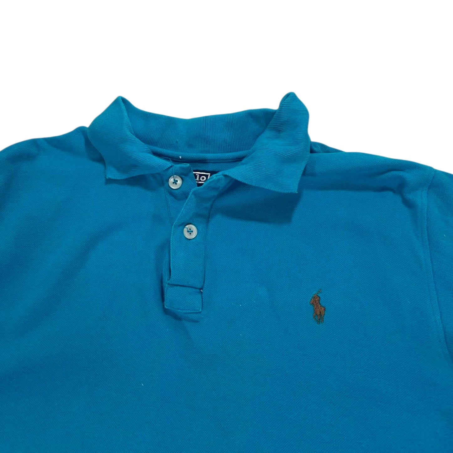 RALPH LAUREN BLUE POLO SHIRT (S)