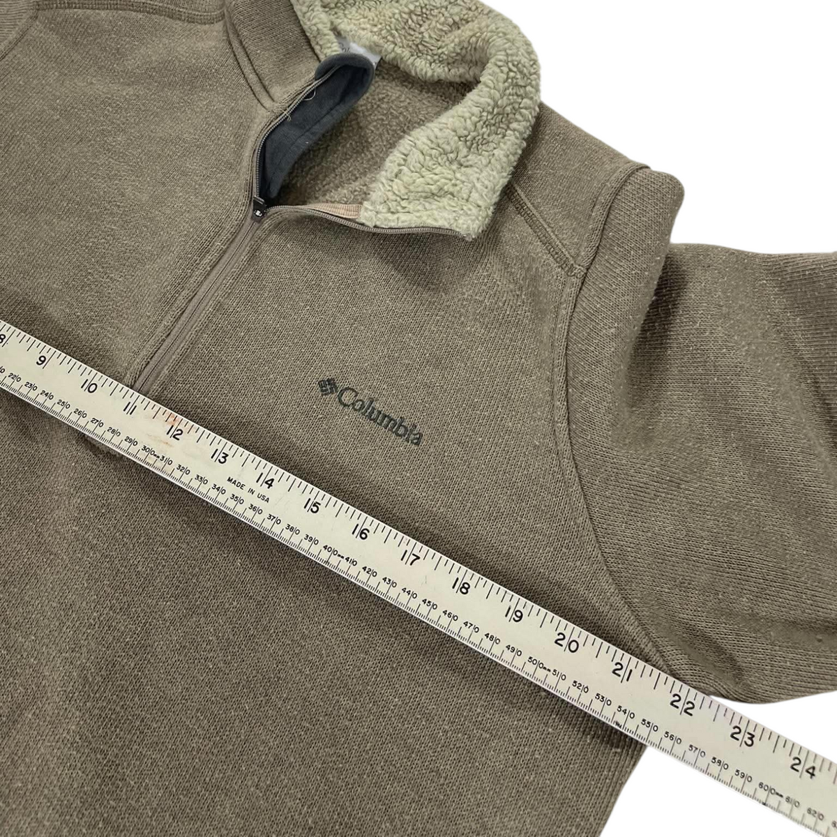 COLUMBIA FLEECE QUARTER ZIP (L)