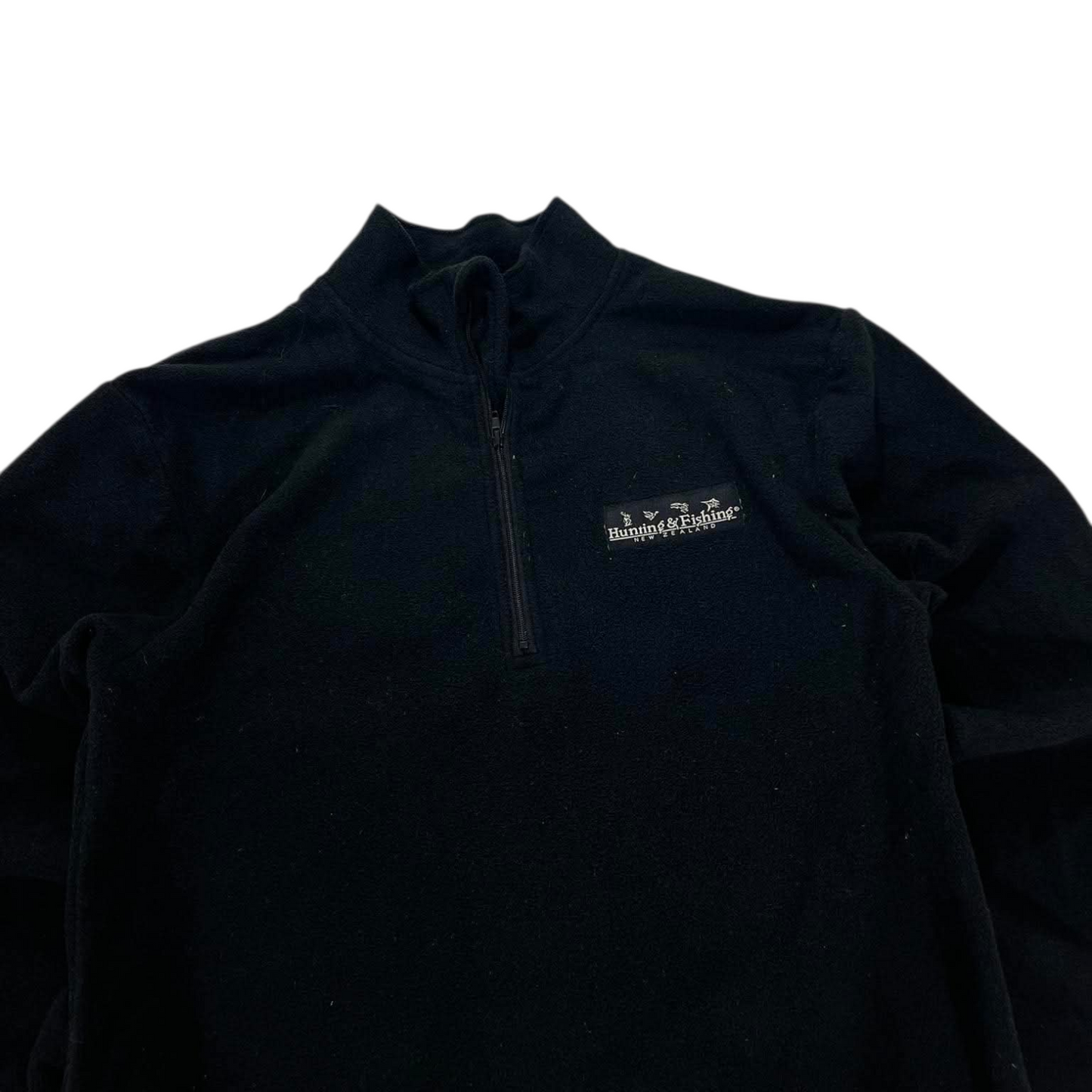 HUNTING & FISHING BLACK QUARTER ZIP FLEECE (14)
