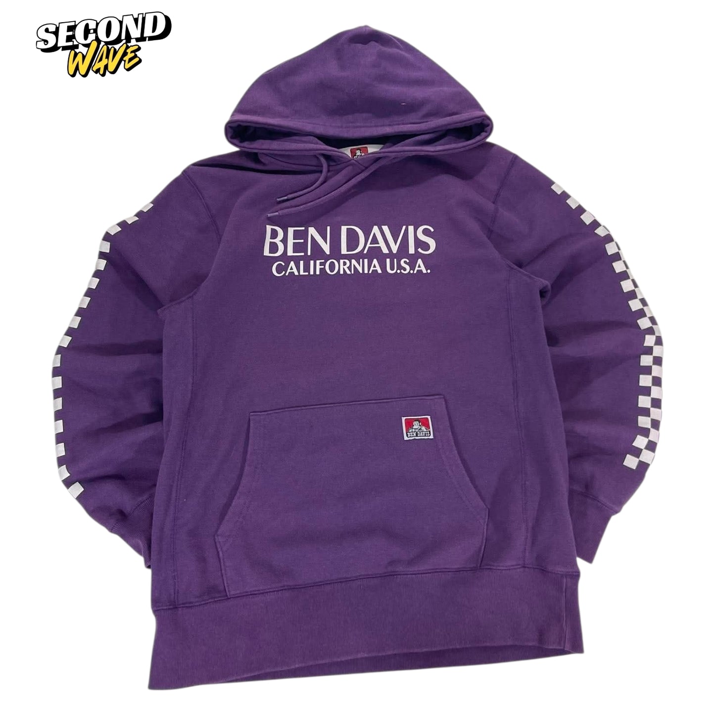 VINTAGE BEN DAVIS PURPLE HOODIE (M)
