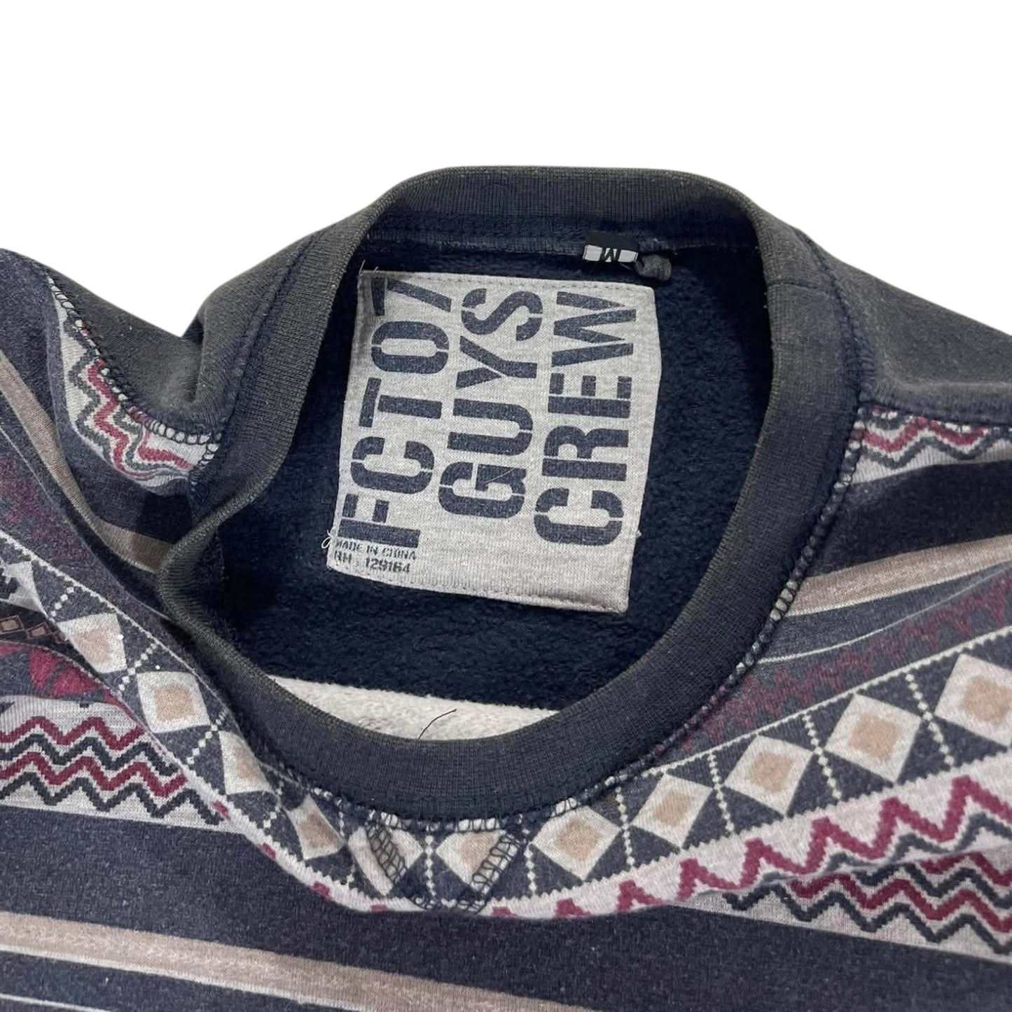 FCTRY PATTERNED CREWNECK (M)