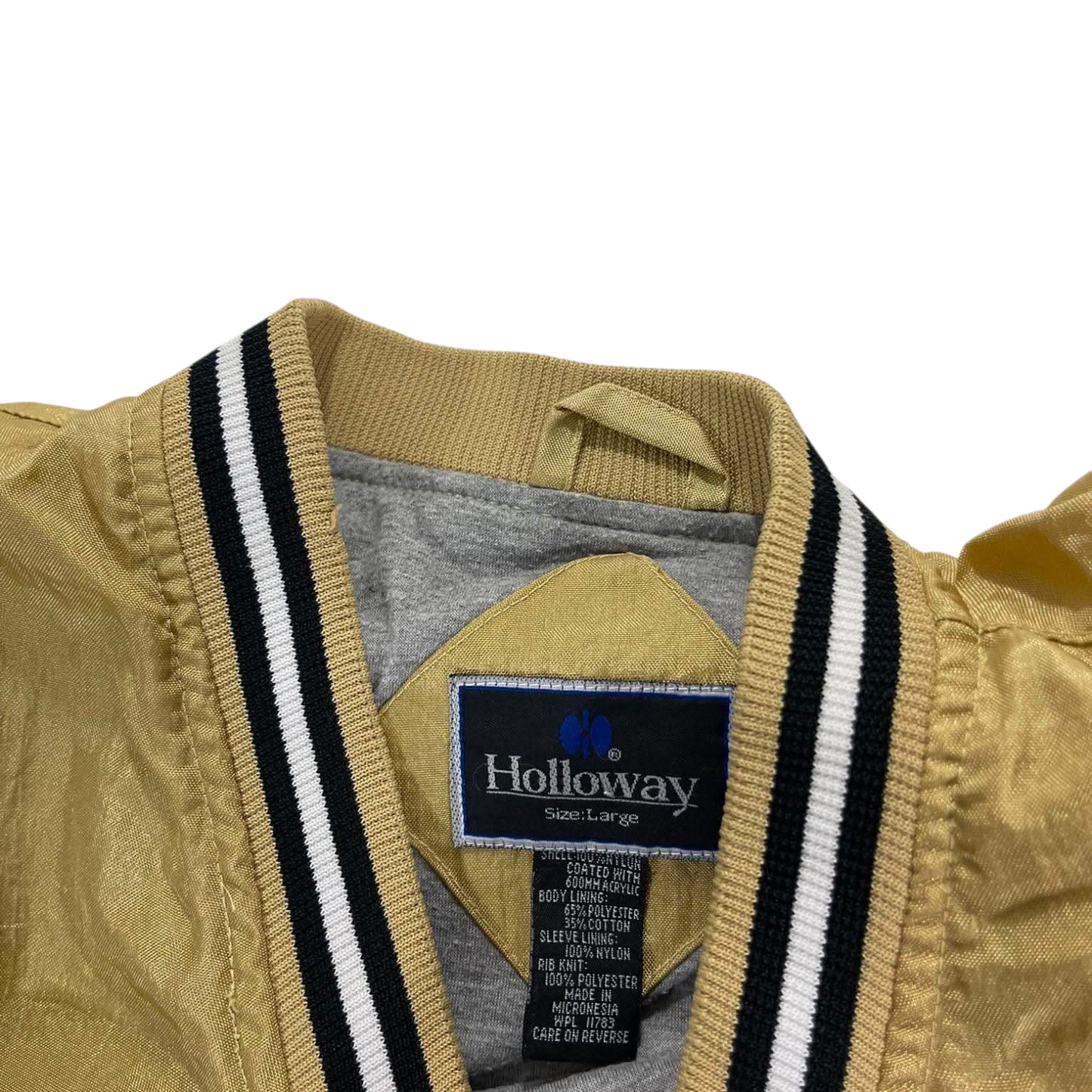 VINTAGE PURDUE UNIVERSITY GOLD WINDBREAKER (XL)