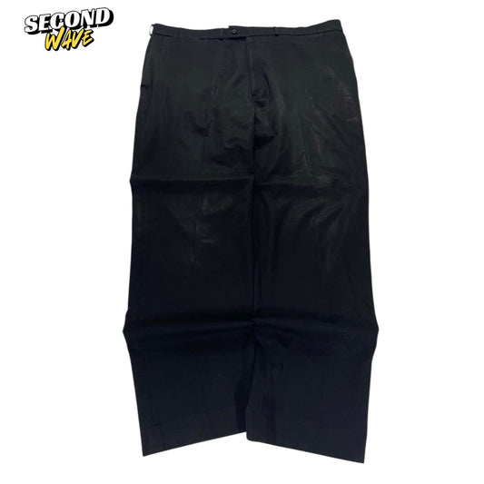 BENSON NEW ZEALAND BLACK WIDE LEG PANTS (42)