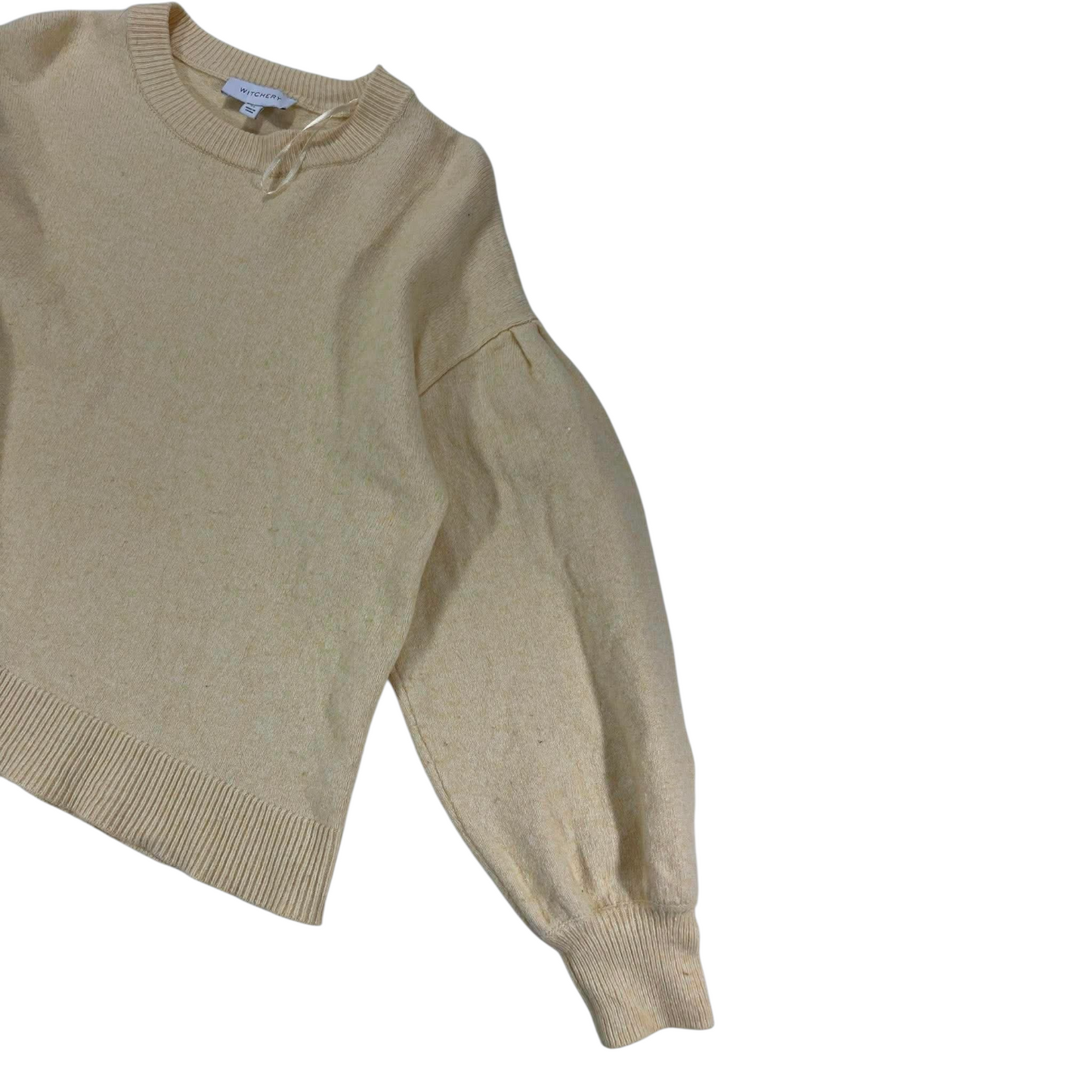 WITCHERY CREAM KNIT JUMPER (M)
