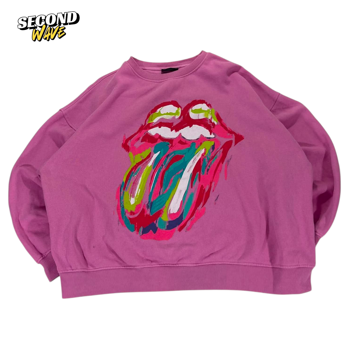 ROLLING STONES PINK CREWNECK (XXL)