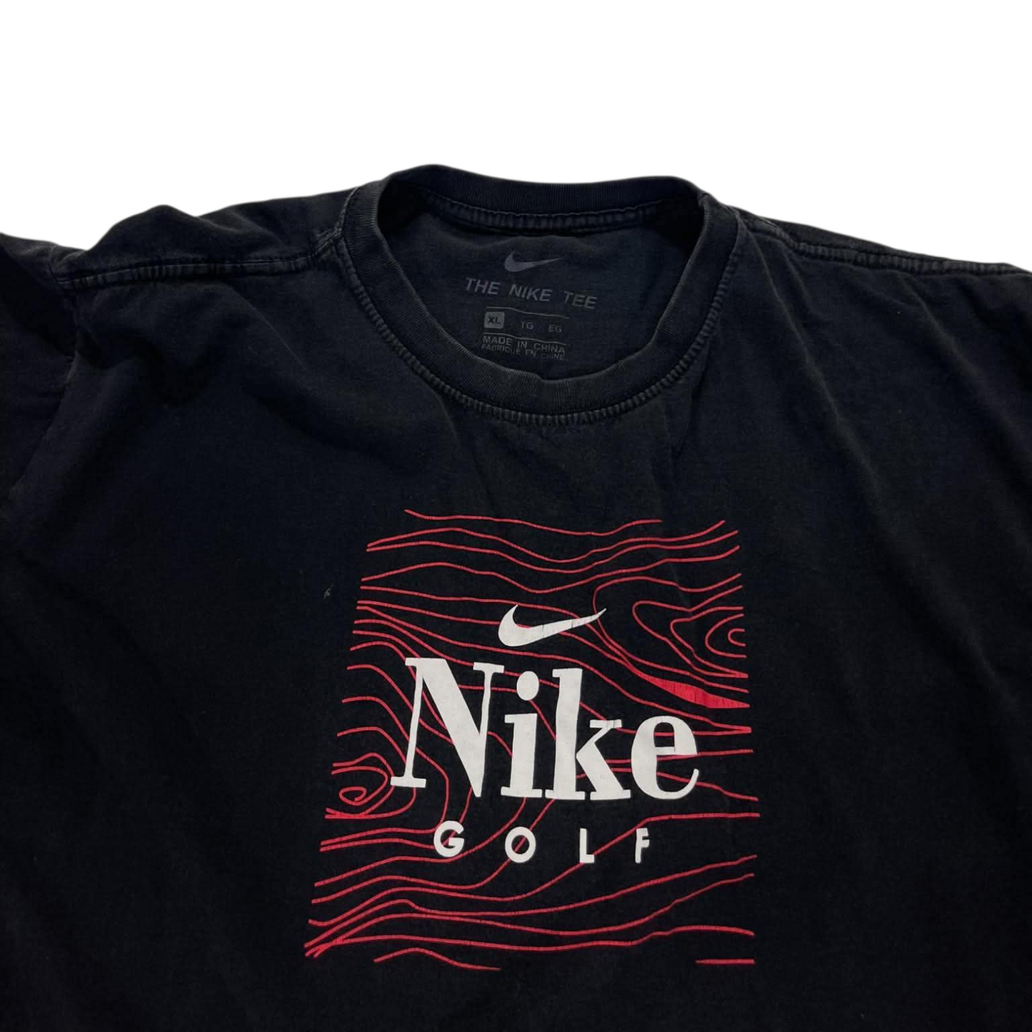 NIKE GOLF BLACK TEE (XL)