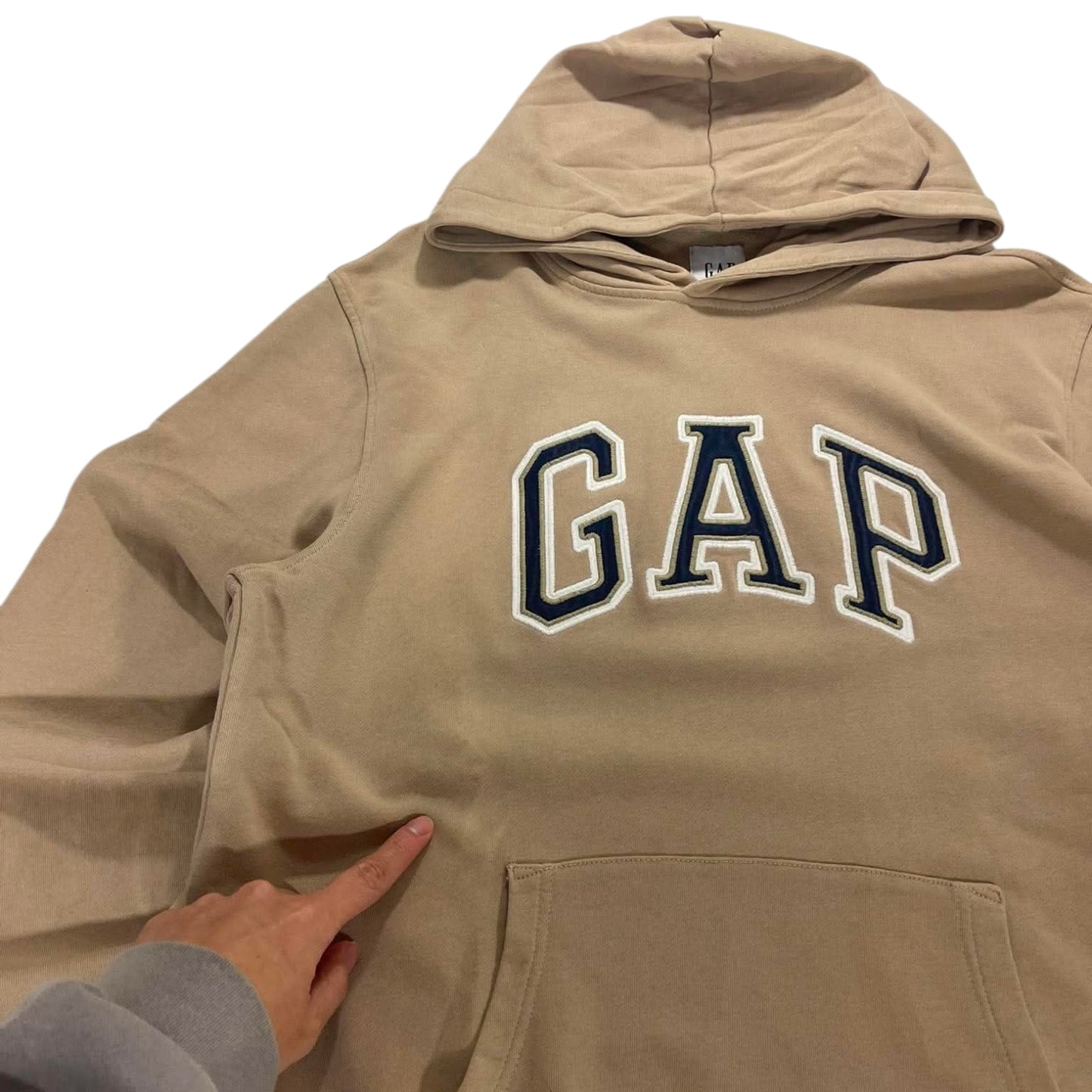 GAP TAN HOODIE (L-XL)
