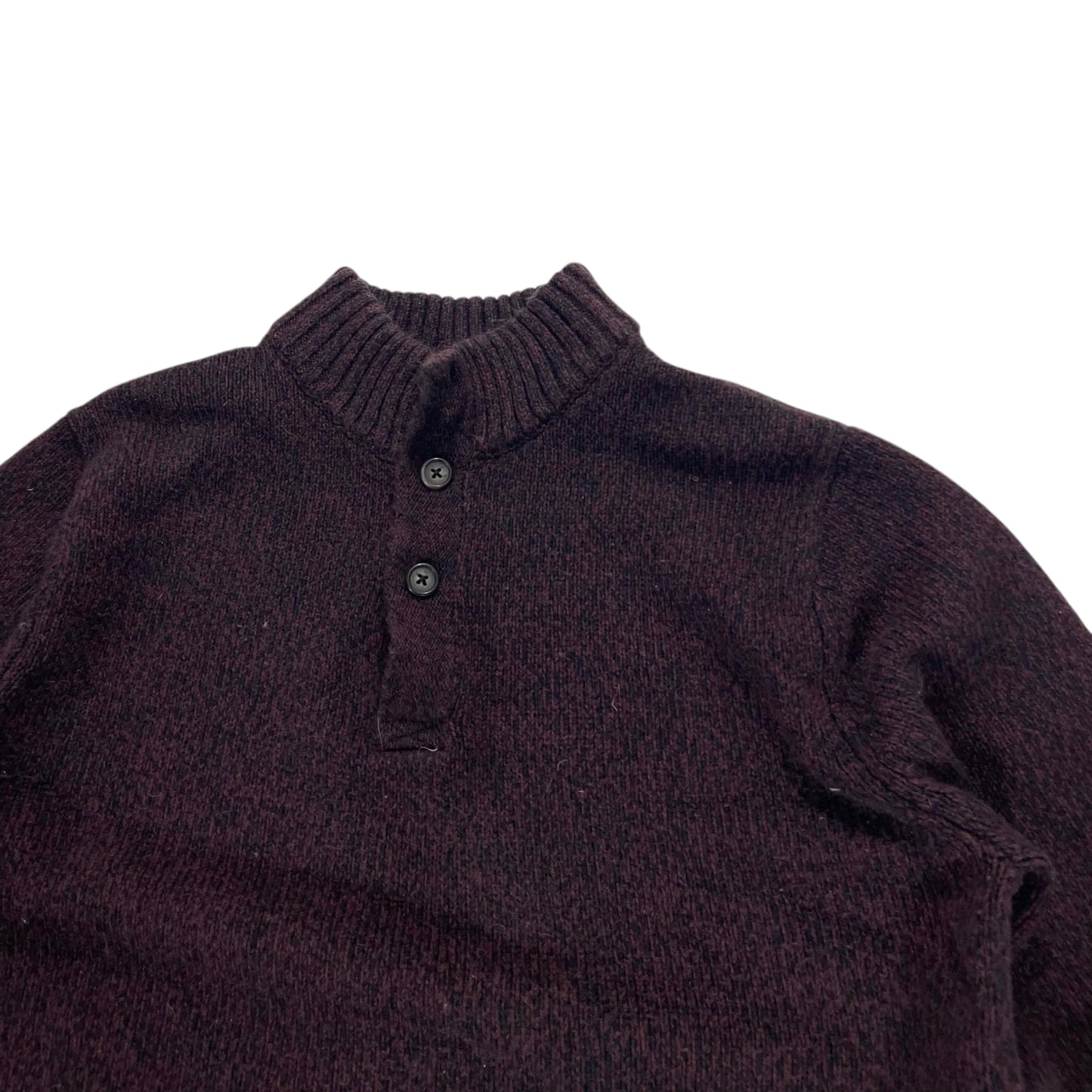 VINTAGE CHISEL KNITTED BUTTON SWEATER (L)