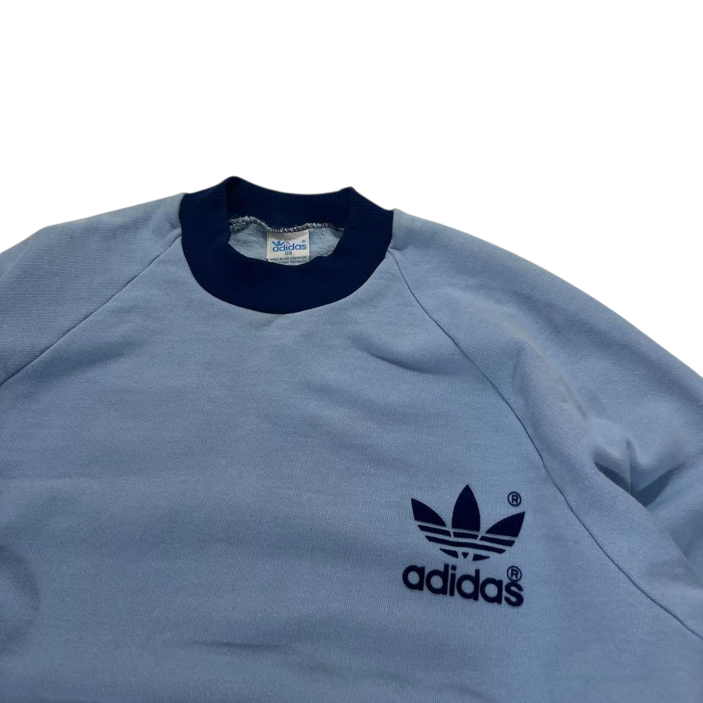 VINTAGE ADIDAS LIGHT BLUE CREWNECK (S)