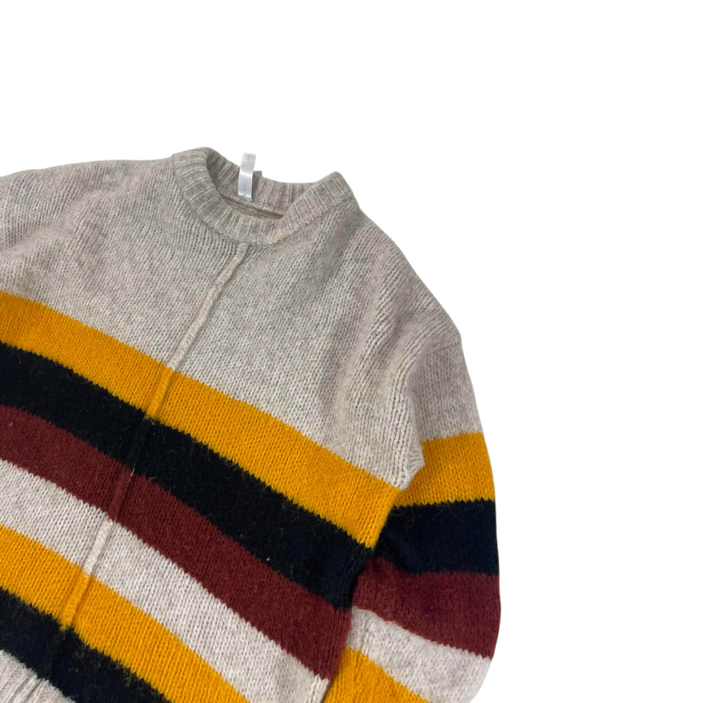 90s ANTHEM MULTICOLOURED STRIPED SWEATER (S-M)