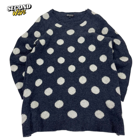 WILD CHILD POLKA DOT SWEATER (L)