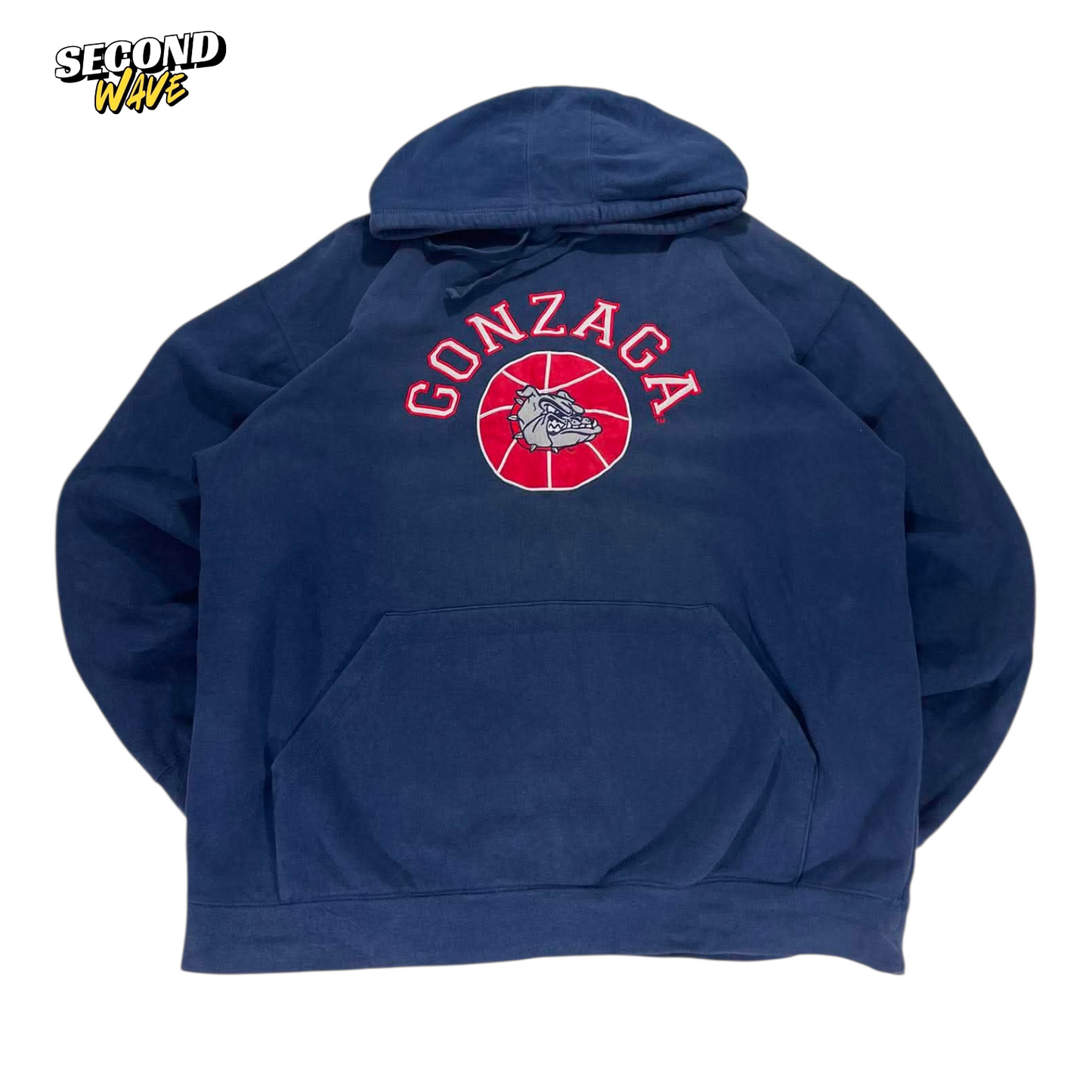 VINTAGE GONZAGA BULLDOGS UNIVERSITY HOODIE (XL)